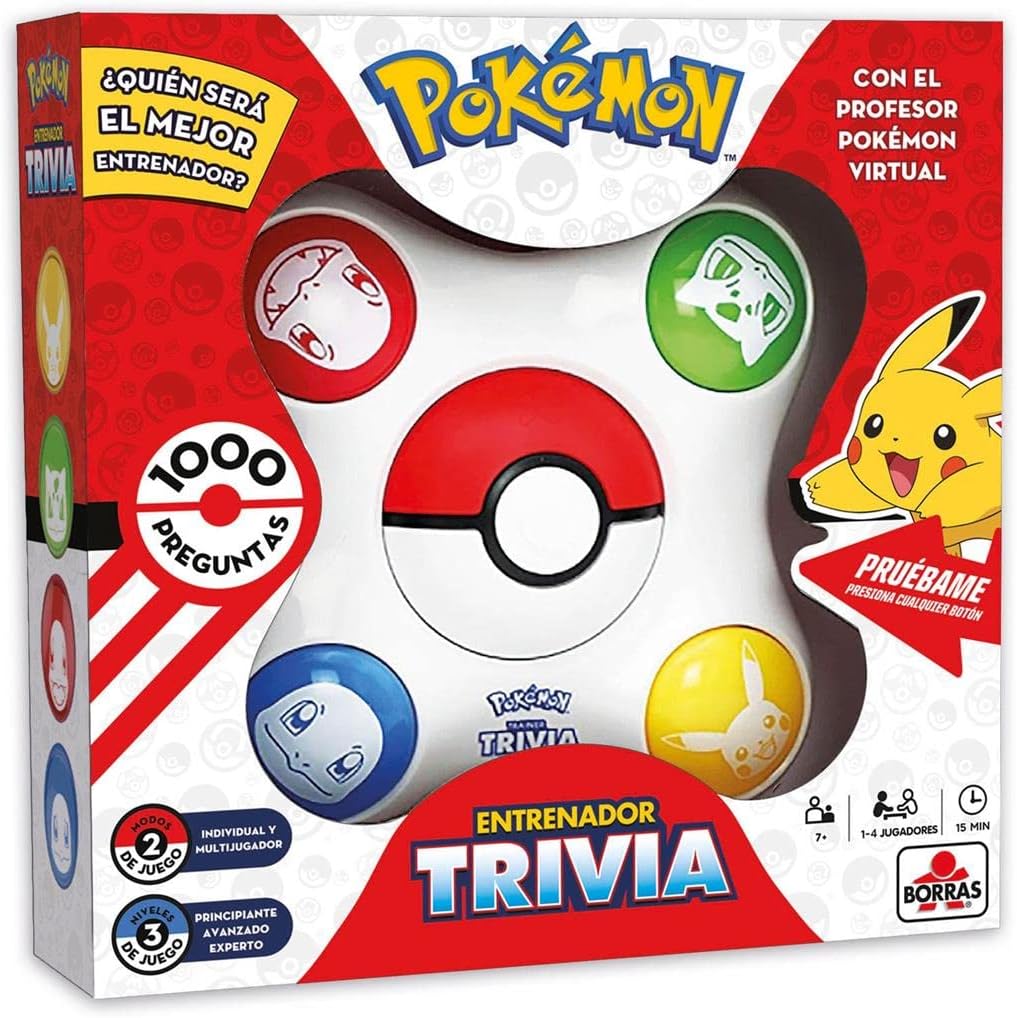 BORRAS Pokémon Trivia Board Game (19441)