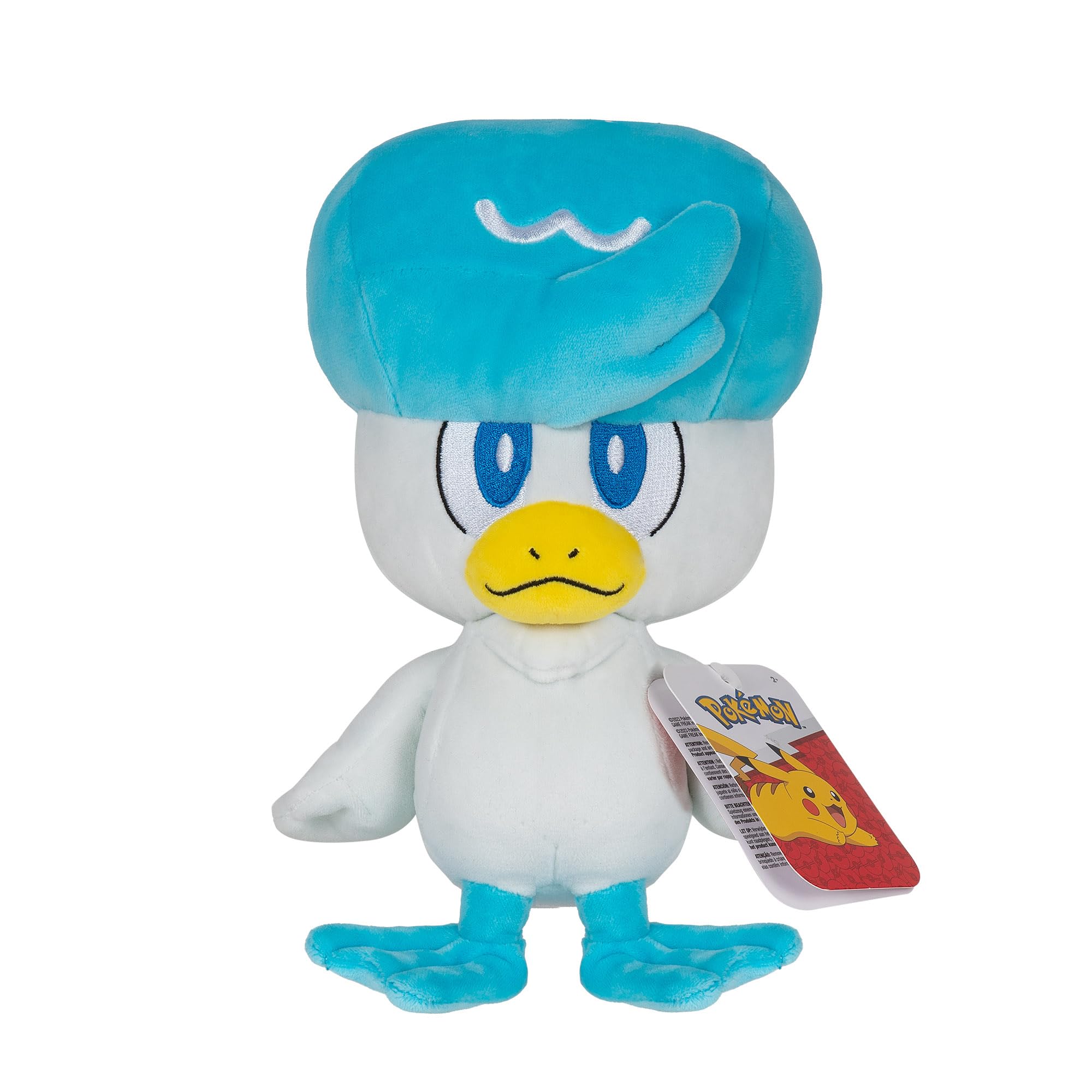 Pokémon Quaxly Stuffed Animal Plush - 8-Inch Duckling Pokémon | Polyester | Ages 3+ 2