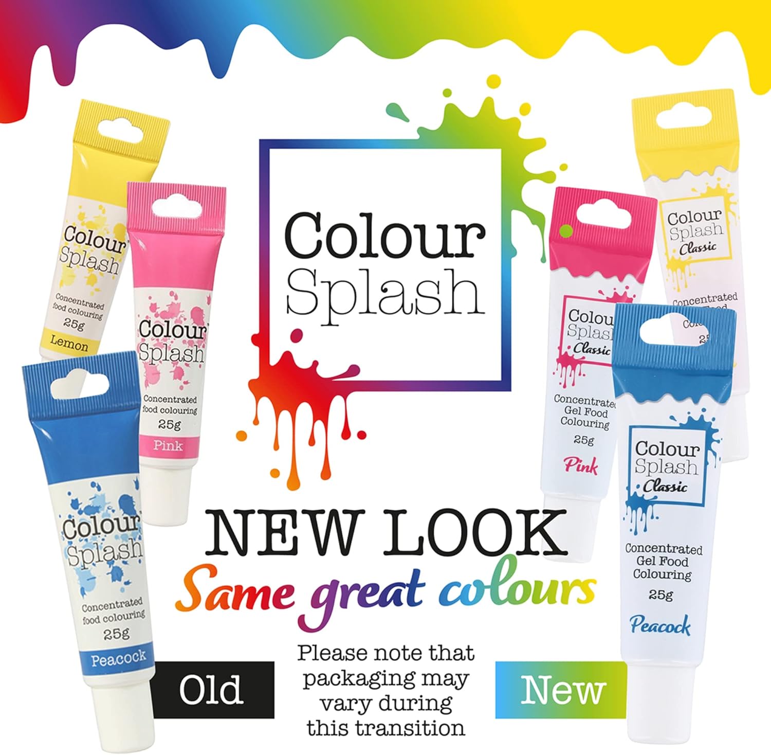 Colour Splash Food Colouring Gel - Forest Green 25g Highly Concentrated Squeezy Tube 5