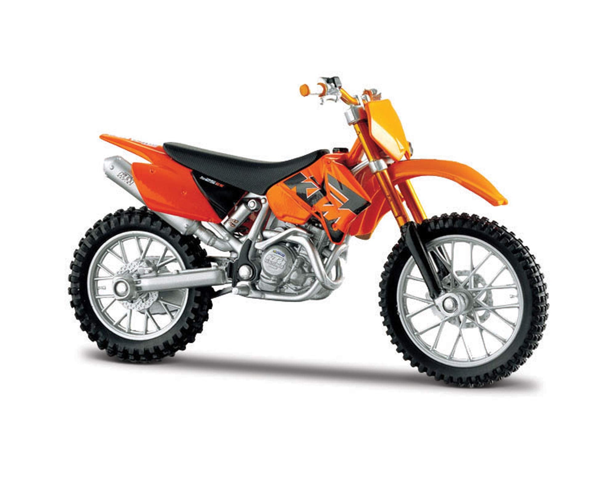 Maisto KTM 525SX Motorbike Model - 1:18 Scale Diecast | Orange 1