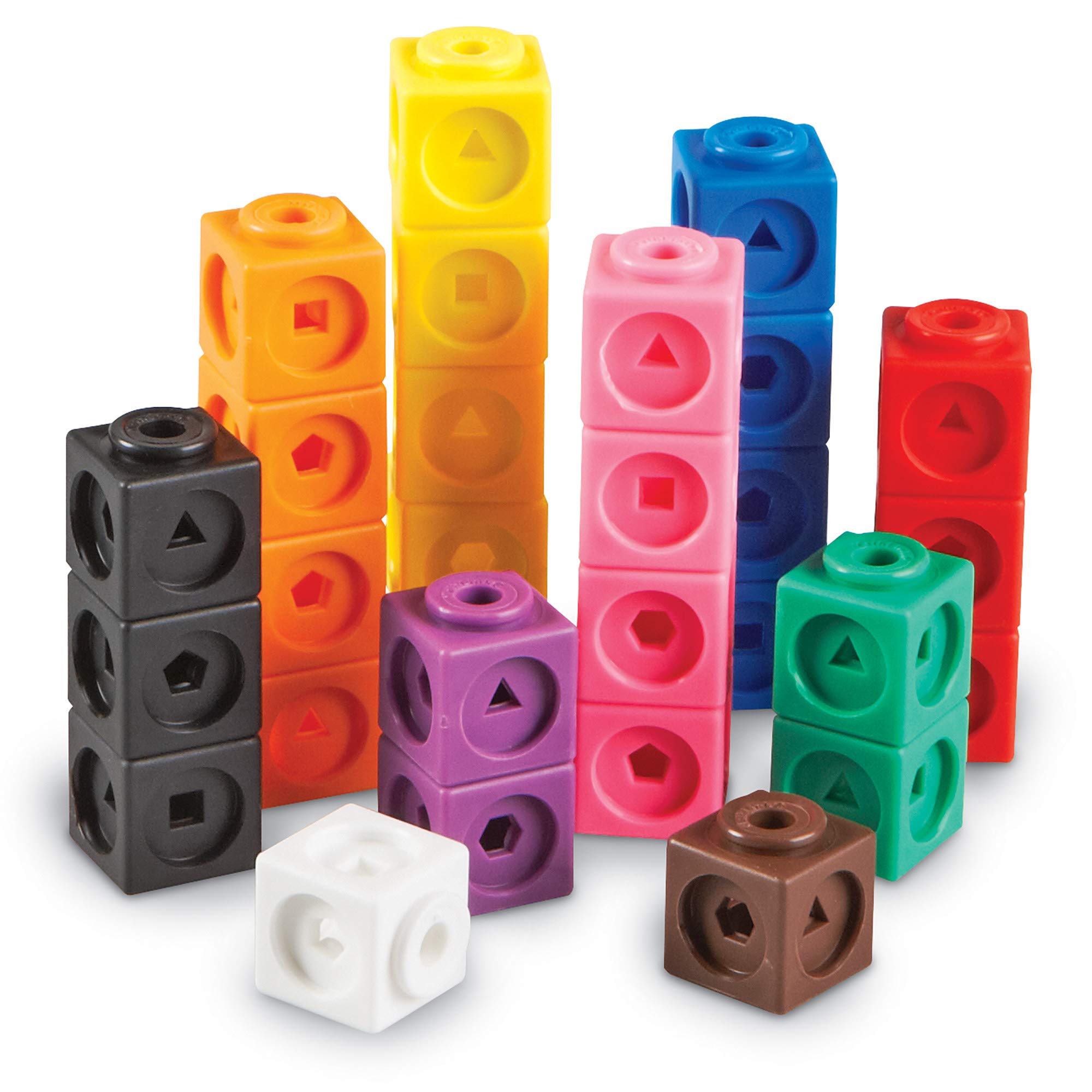 Learning Resources MathLink Cubes – Set of 100 Linking Cubes for Ages 5+ | Early Maths & Patterning