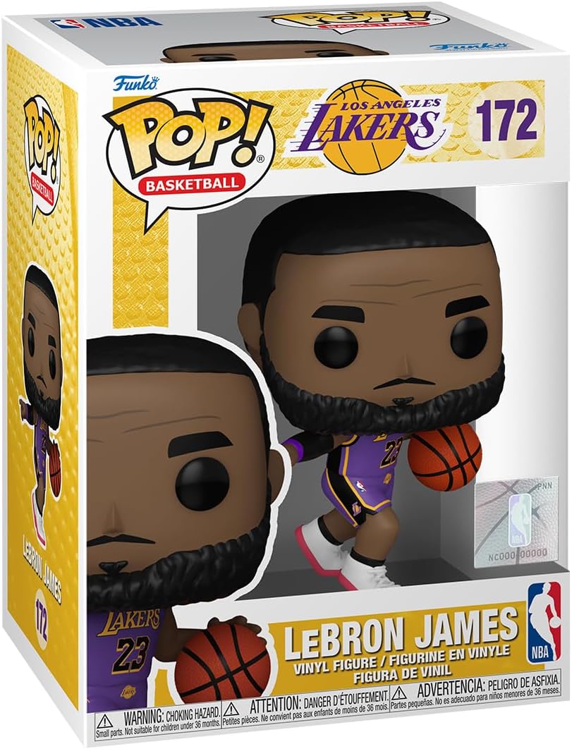 Funko Pop! NBA: Lakers - LeBron James Vinyl Figure 1