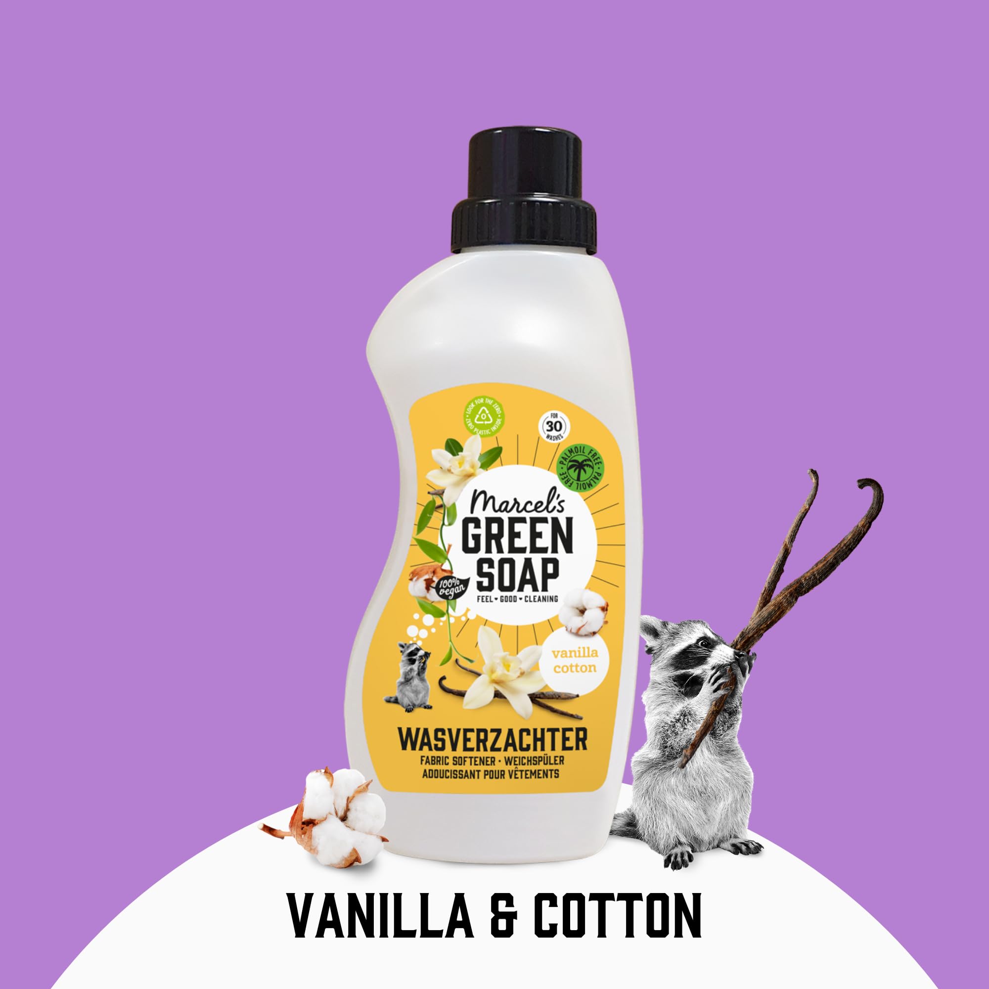 Marcel's Green Soap Fabric Softener Vanilla & Cotton - Vegan, Microplastic-Free | 750 ml 7