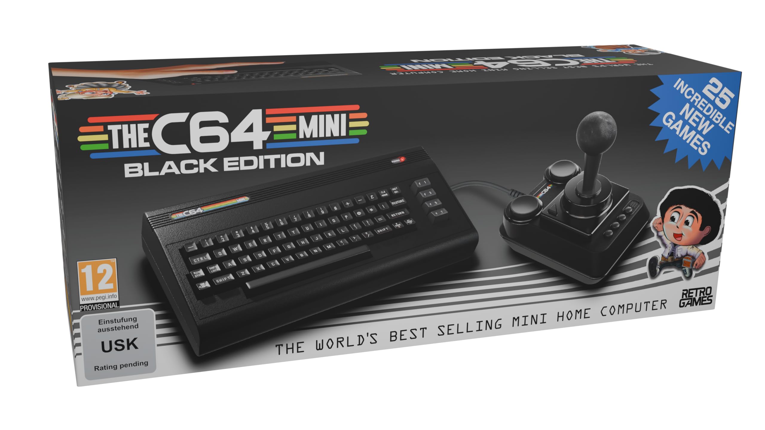 THEC64 Mini - Black Edition Retro Gaming Console 7