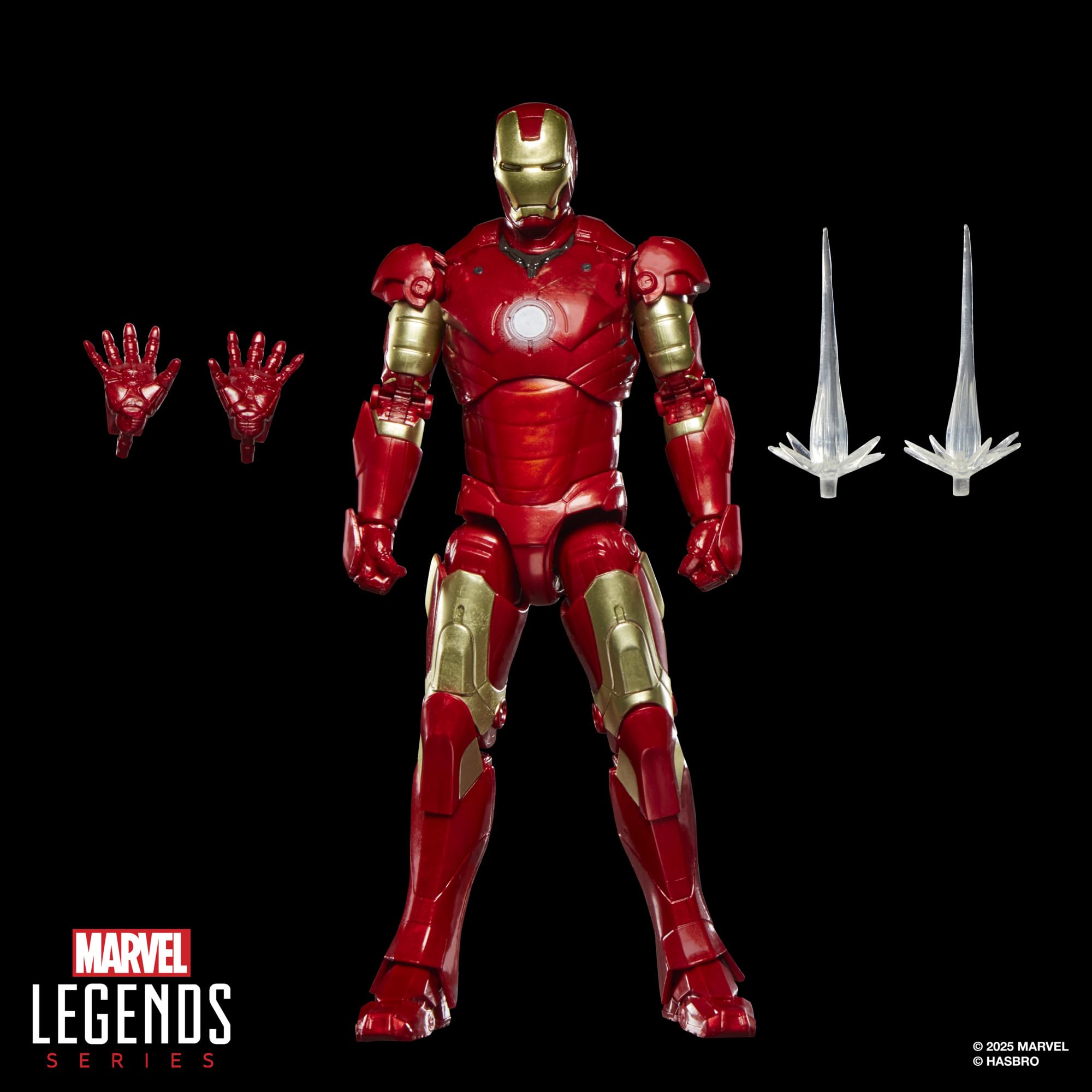 Marvel Legends Series Iron Man Mark III Action Figure | 15-cm Scale | 4+ Years 9