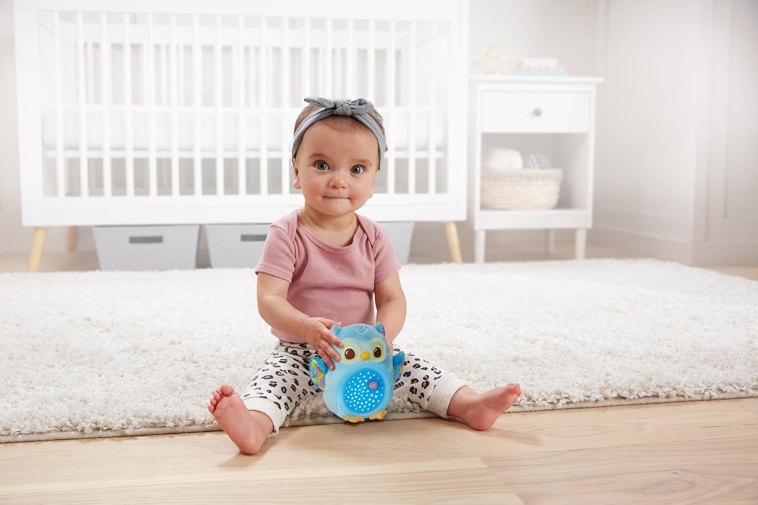 VTech Baby Twinkle Lights Owl - Soothing Plush Toy with Lights, Nature Sounds & White Noise for Infants 3