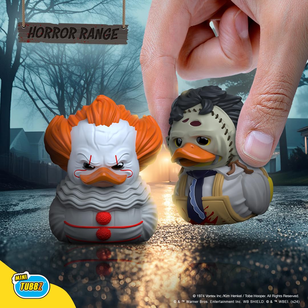 TUBBZ Mini: Leatherface Cosplaying Rubber Duck Vinyl Figure | Approx. 5cm | Collectible 6