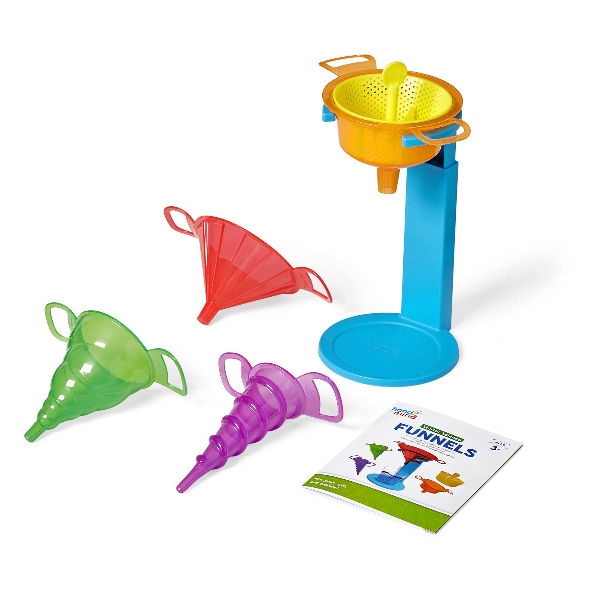hand2mind Starter Science Funnels Lab Equipment for Ages 3+ | STEM Learning | Plastic 6