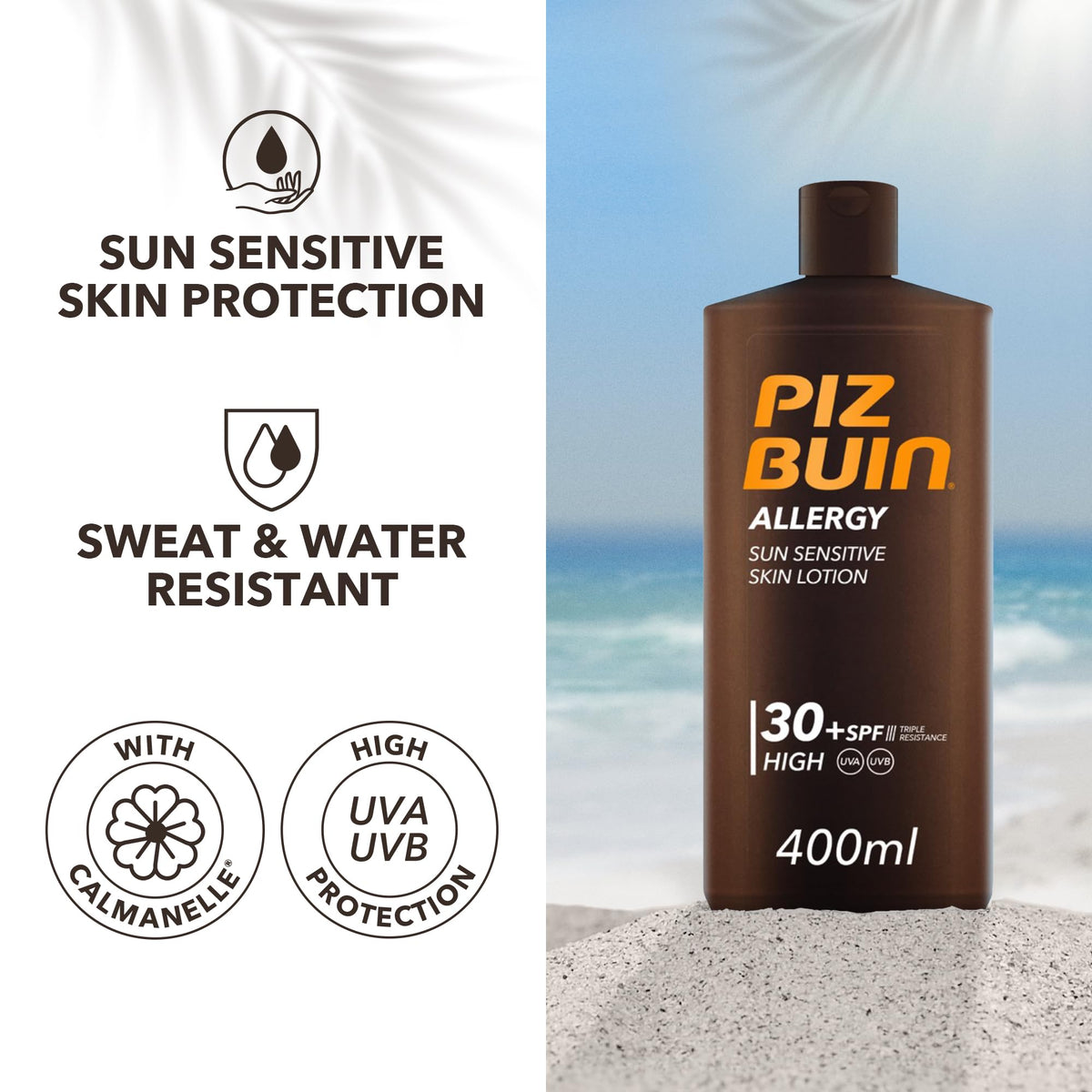 Piz Buin Allergy Body Sunscreen Lotion SPF 30 - 400ml