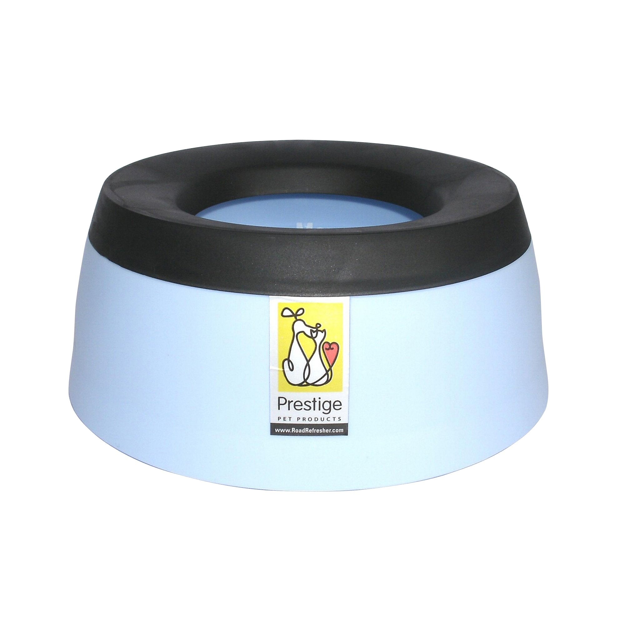 Road Refresher Non Spill Pet Water Bowl - Eliminates Spills | L | Blue
