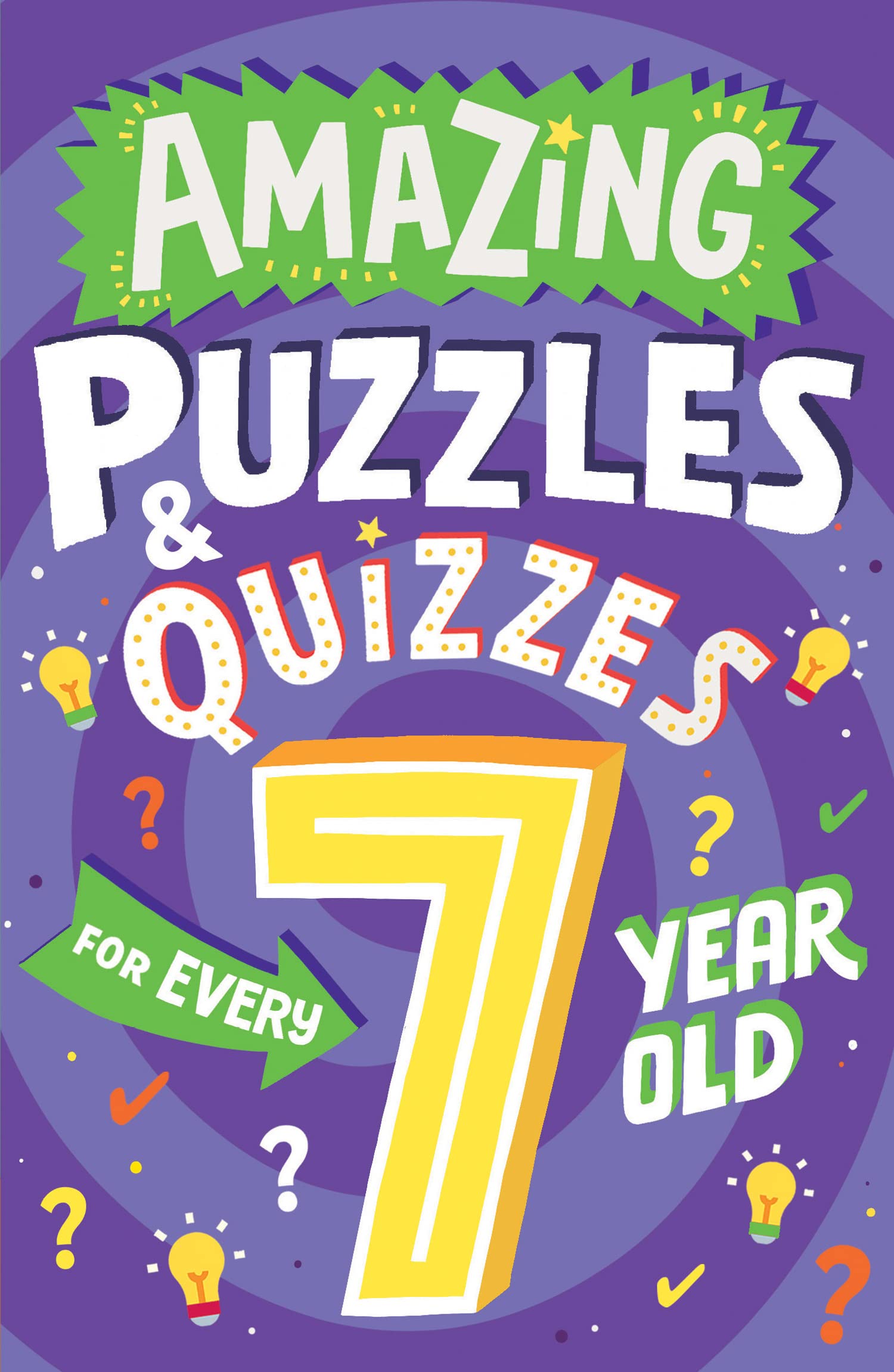 Farshore Amazing Puzzles and Quizzes for Every 7 Year Old - Illustrated Puzzles & Quizzes | Ages 6-8