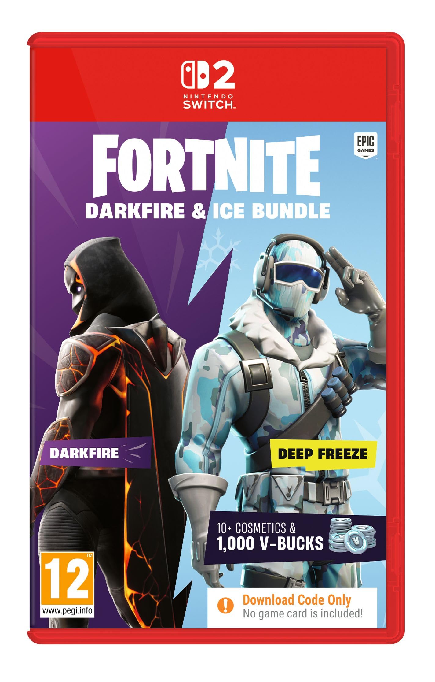 Epic Games - Fortnite Darkfire & Ice Bundle (Download Code in Box) - Nintendo Switch