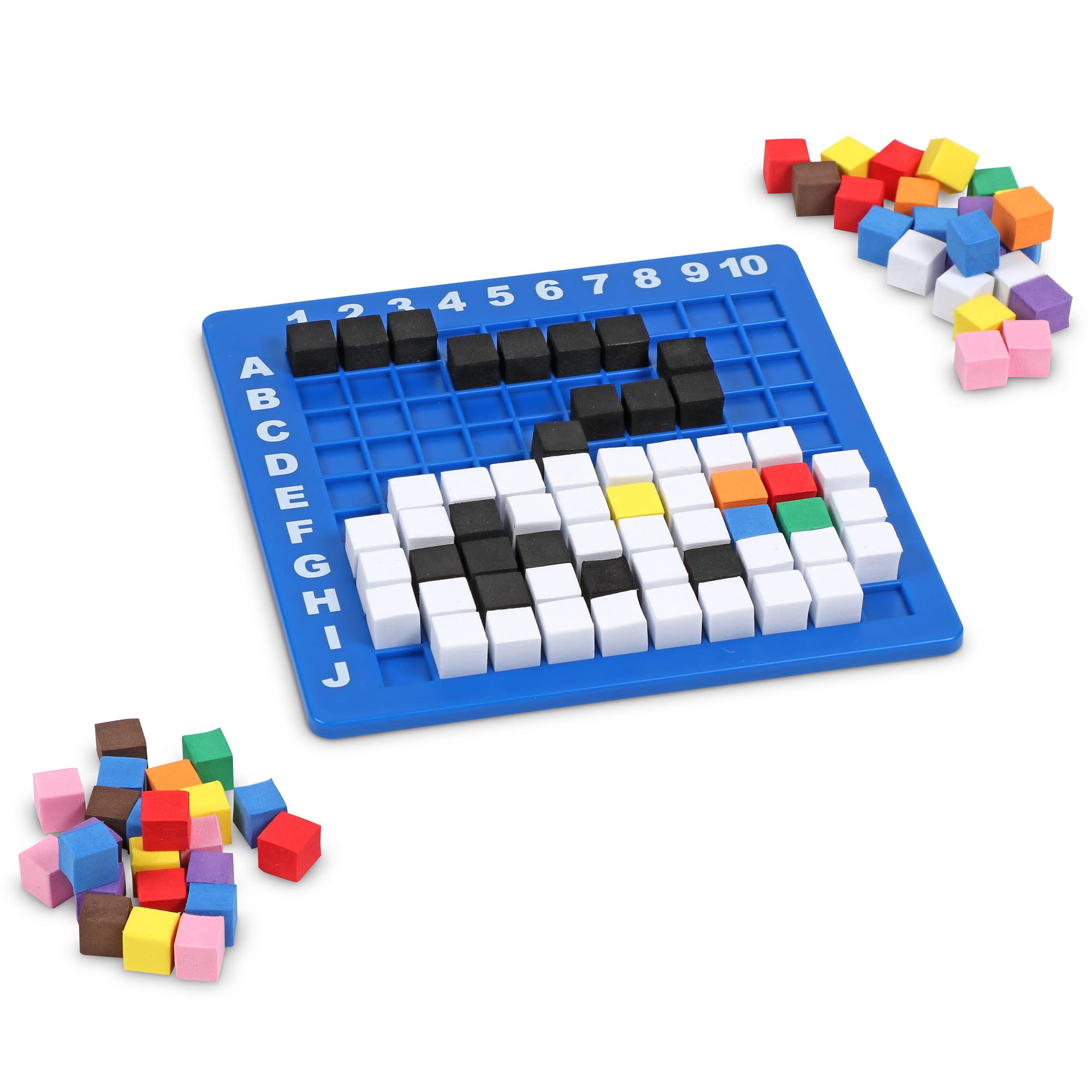 Learning Resources STEM Explorers Pixel Art Challenge - 400+ Pieces, Ages 5+ | Coding & Logic Kit