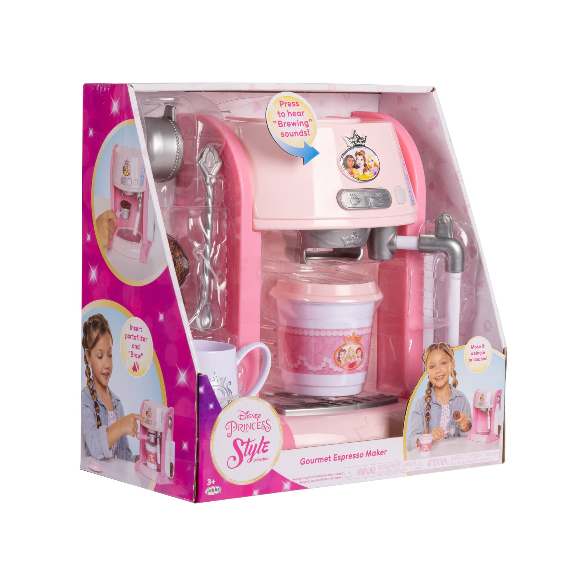 Disney Princess Style Collection Play Gourmet Espresso Maker 21