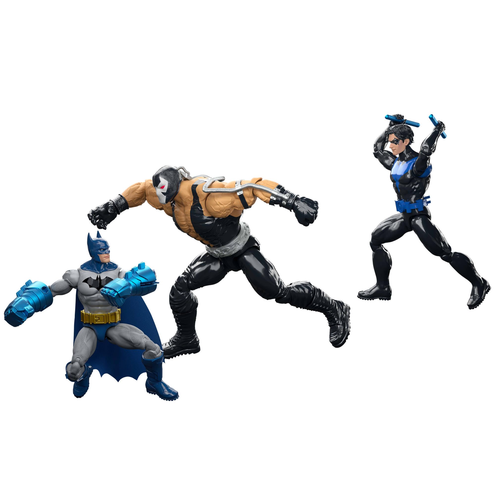 Mattel DC Premier 6.5-inch Action Figures - Batman, Nightwing & Bane | Ages 4+ 1