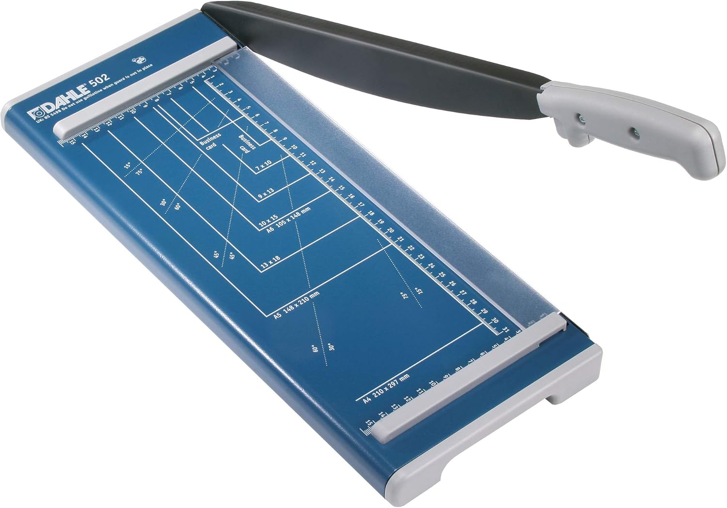 Dahle 502 Guillotine Paper Cutter (Cutting Performance up to 8 Sheets / DIN A4) Blue 1