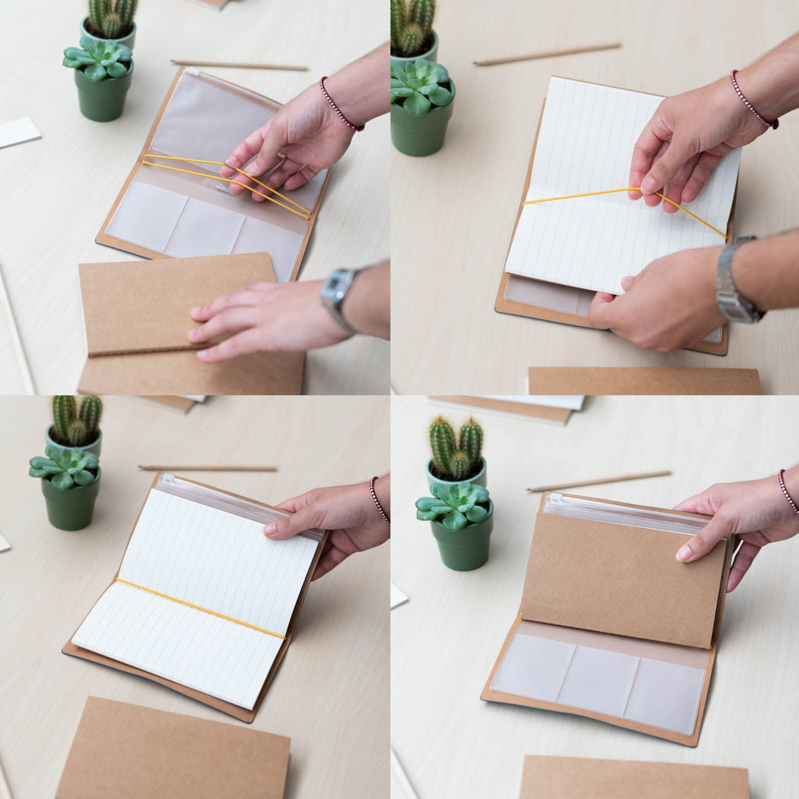Grupo Erik Travel Journal Refill - Lined & Dotted Notepads | 7.3 x 4 inches | 80 gsm 4