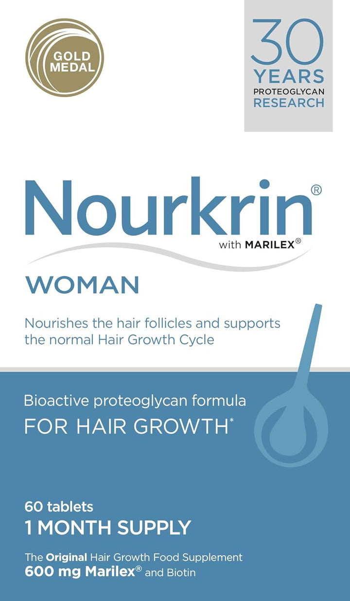 Nourkrin Woman Tablets (1 Month Supply), Multicoloured, 60 count