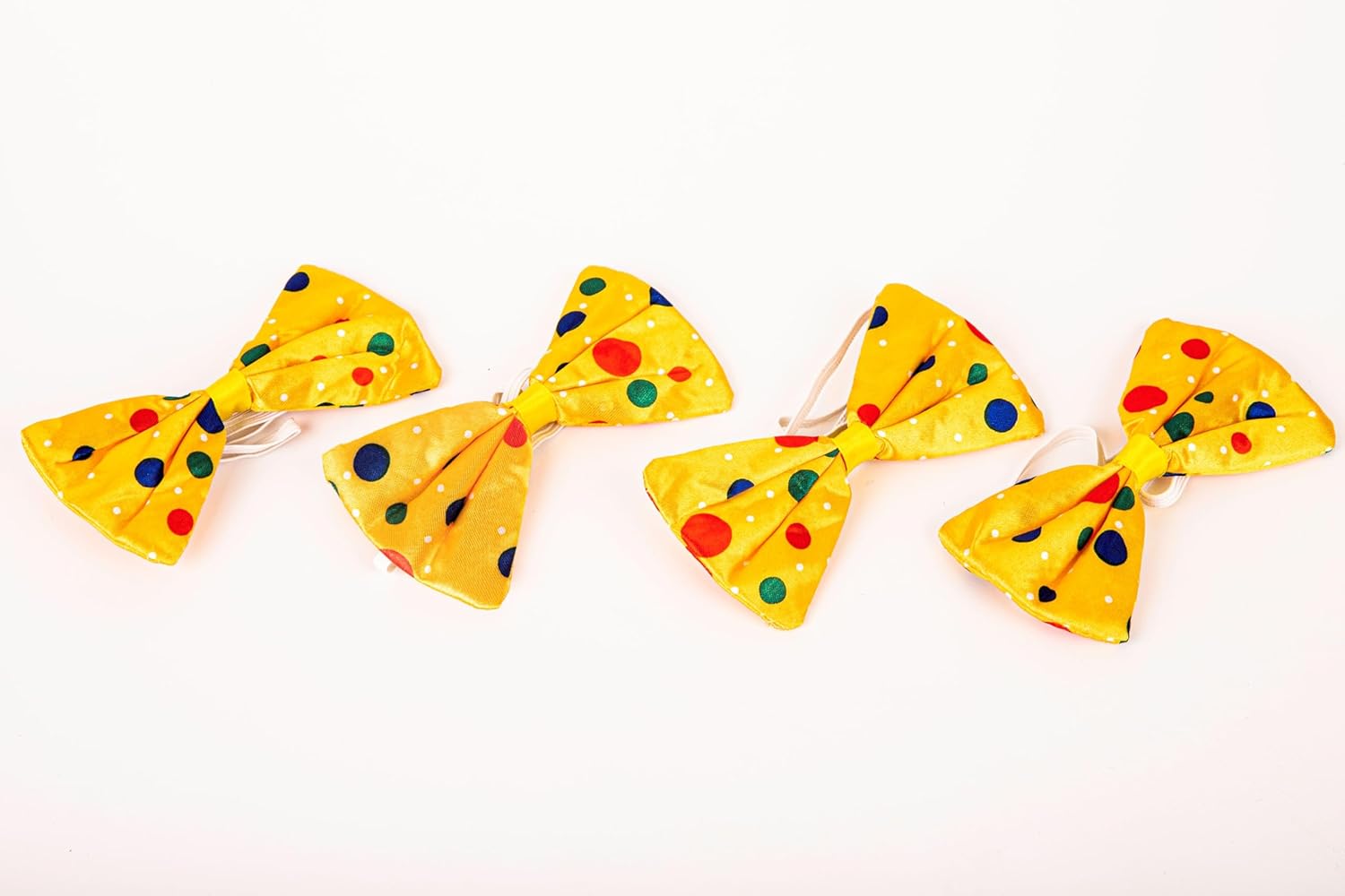 SHATCHI Clown Bow Tie Small Spotted Polka Dots Fancy Dress Party Accessory 6