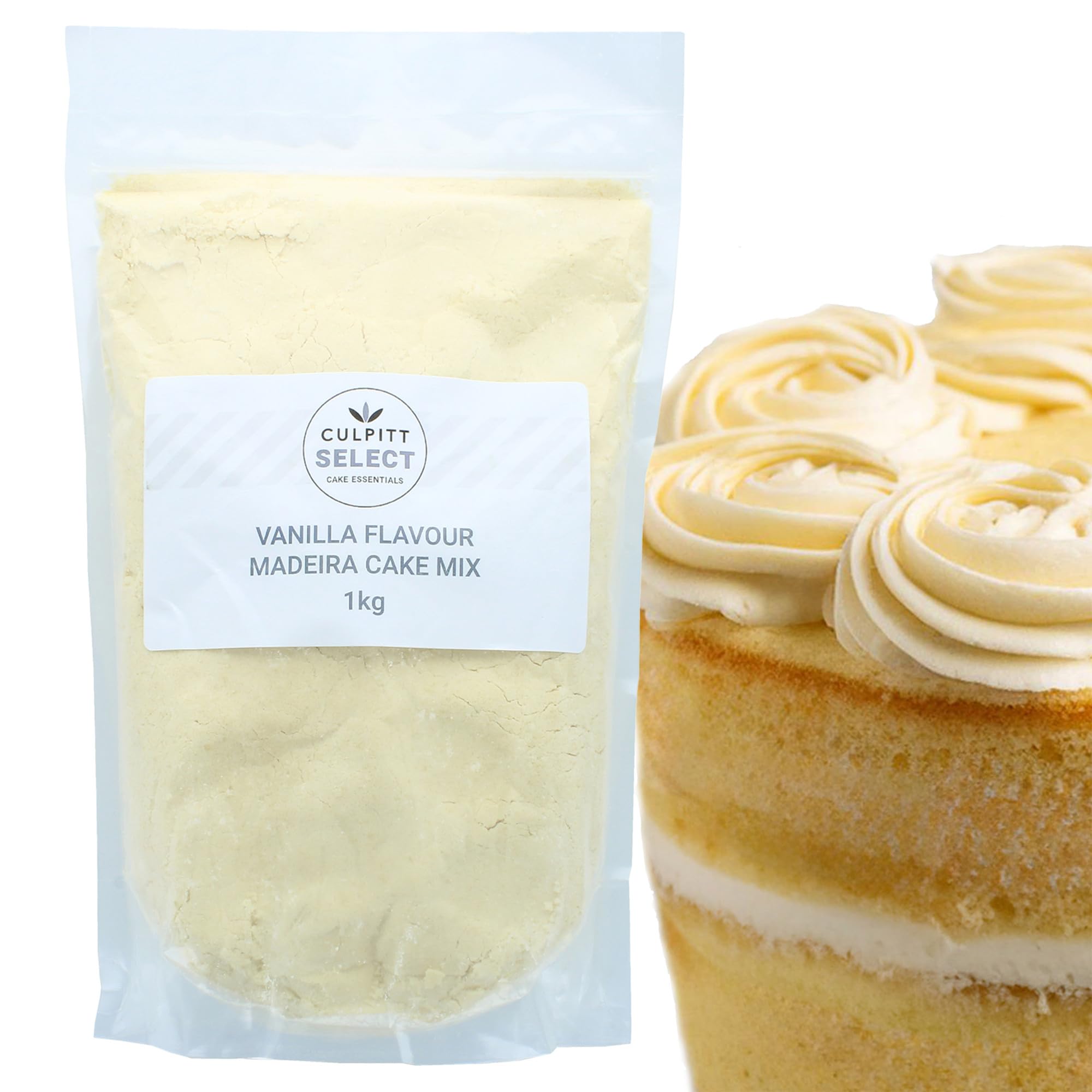 Culpitt Select Vanilla Madeira Cake Mix - 1kg | Makes 2 x 8" Cakes | Just Add Water 1