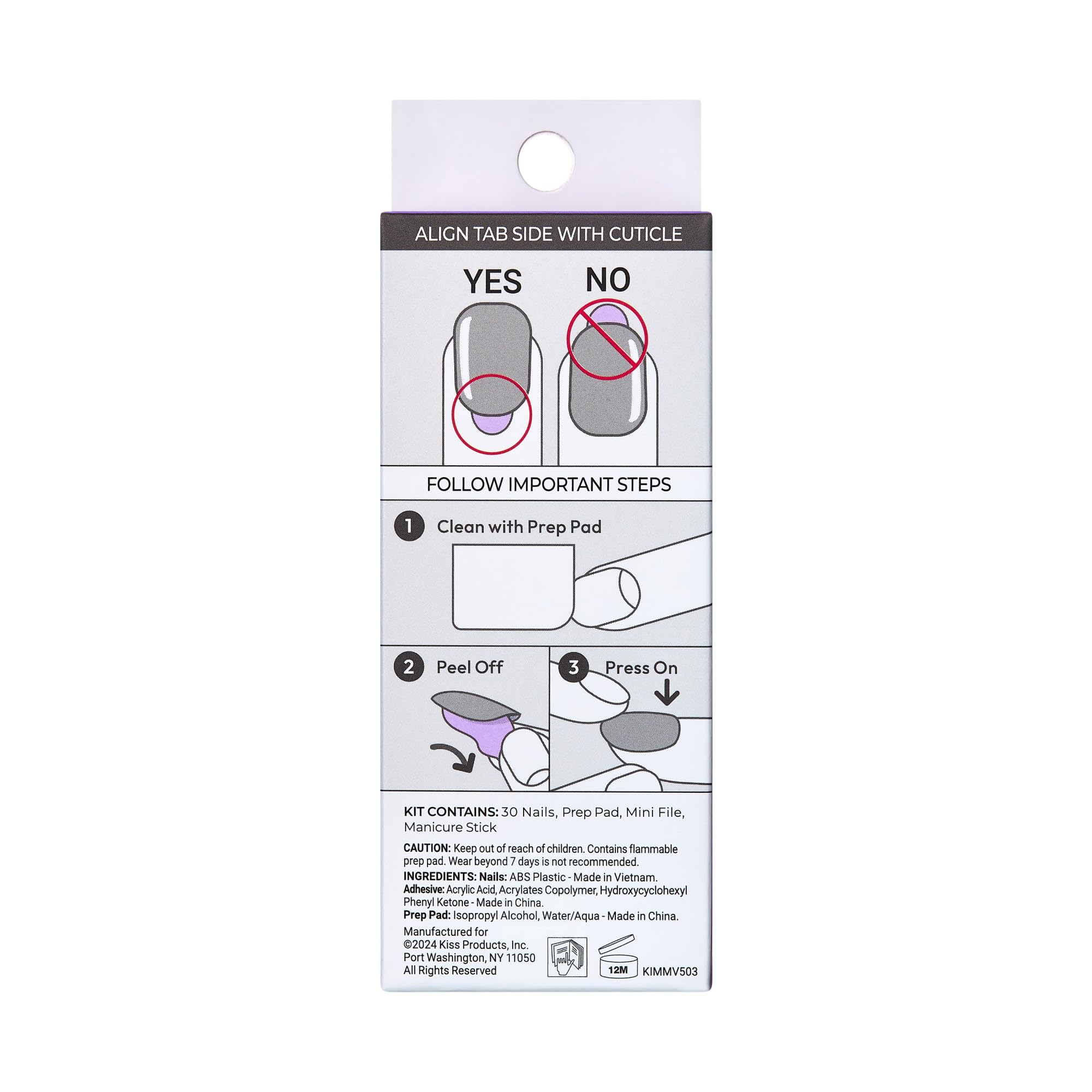 imPRESS Nails - Chic French Design | Short Squoval | 33 Pieces 8