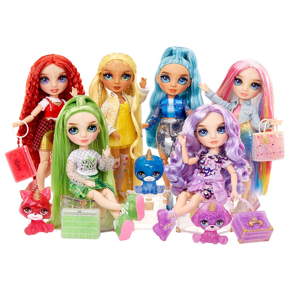 Rainbow High Violet Willow Fashion Doll with Sparkle Slime, Magical Pet & Customizable Accessories - Purple Shimmer Doll Playset for Ages 4-12 7
