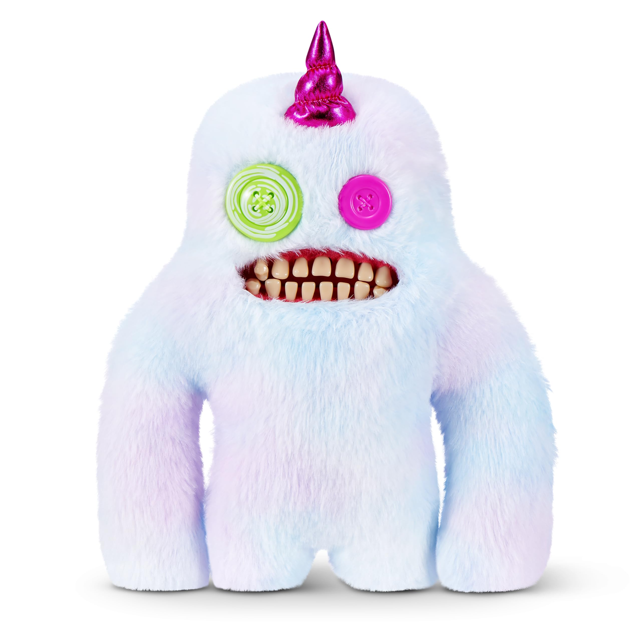 Fuggler Sasquoosh 9-Inch Plush Toy - Teal Sparkle & Pink Chaos