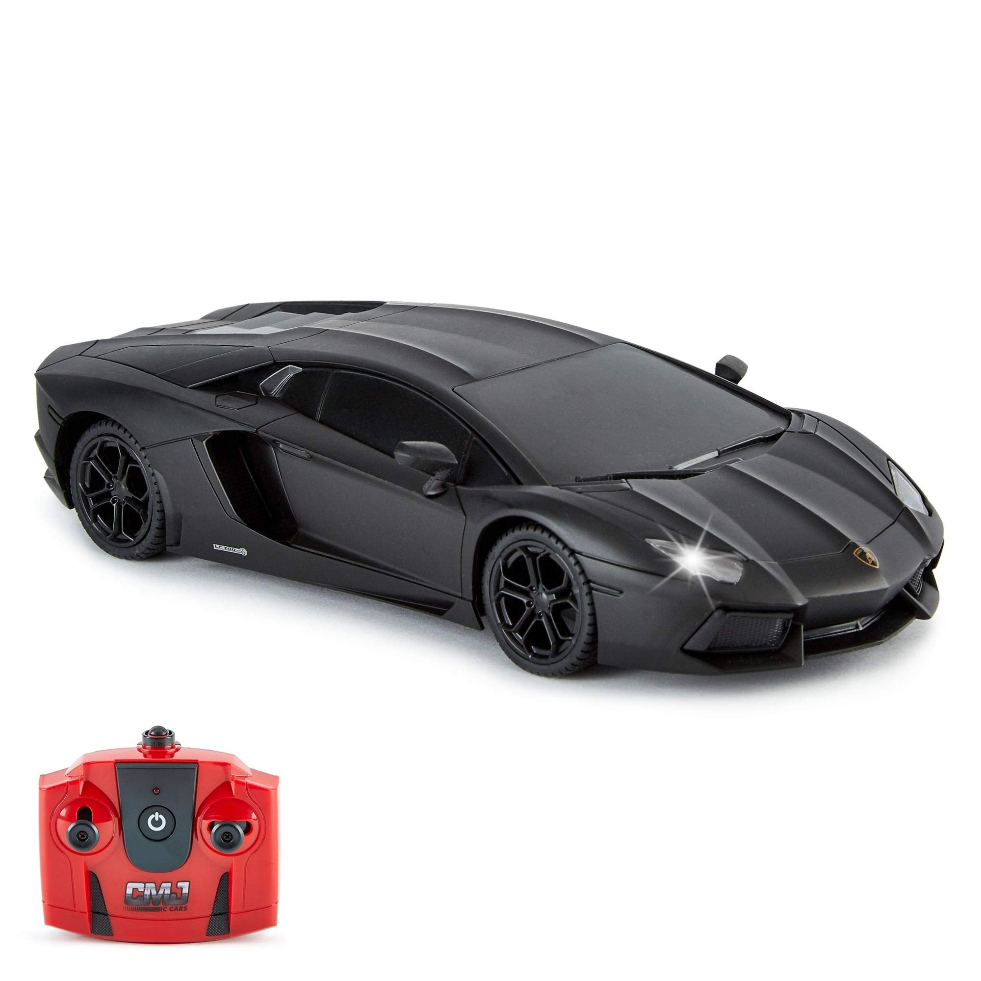 Lamborghini Aventador 1:24 Scale Remote Control Car - 2.4Ghz Racing with LED Lights 1