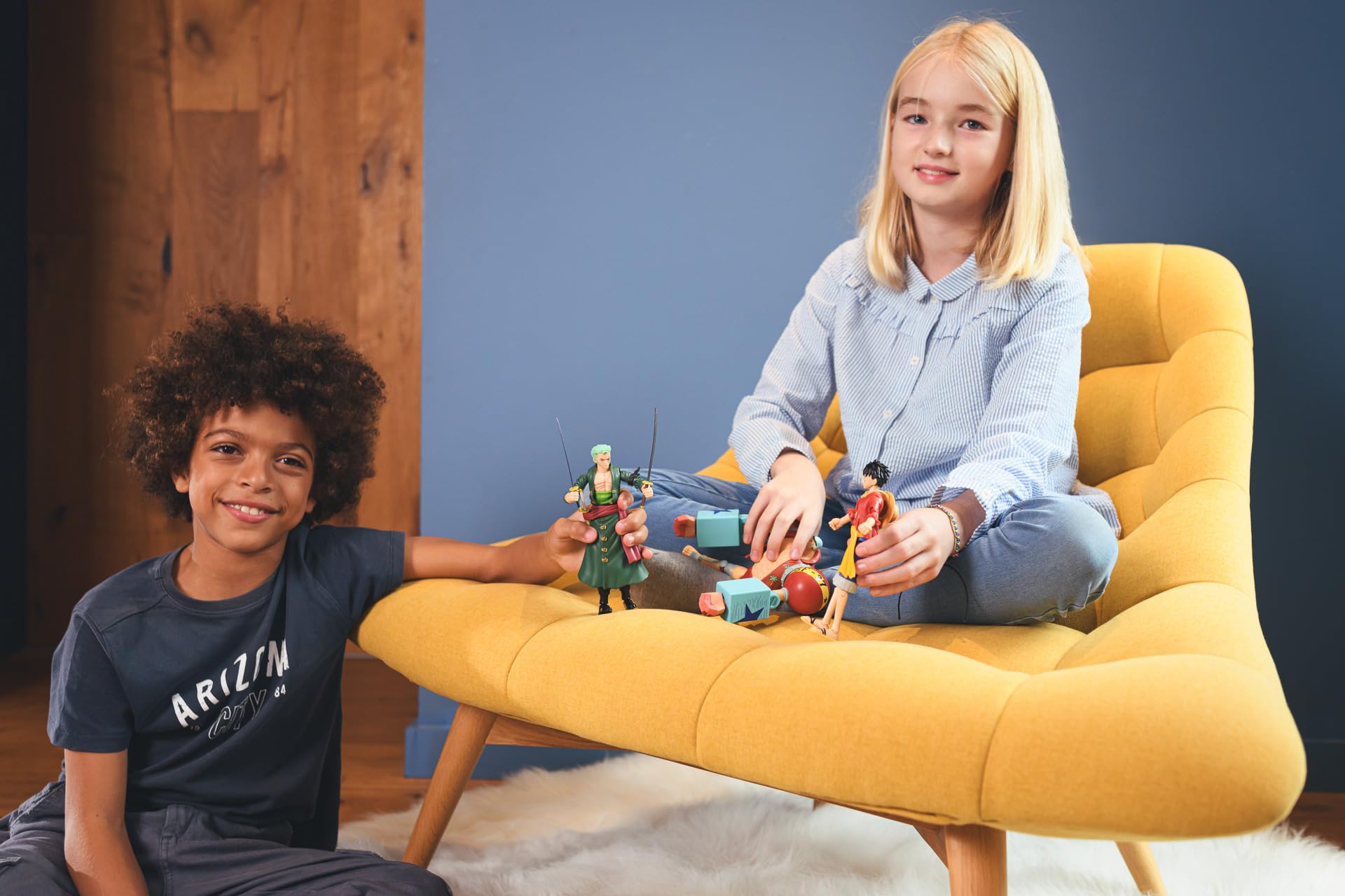 BANDAI One Piece Anime Heroes Franky Action Figure - 17cm Articulated Pirate Toy with Display Stand 12