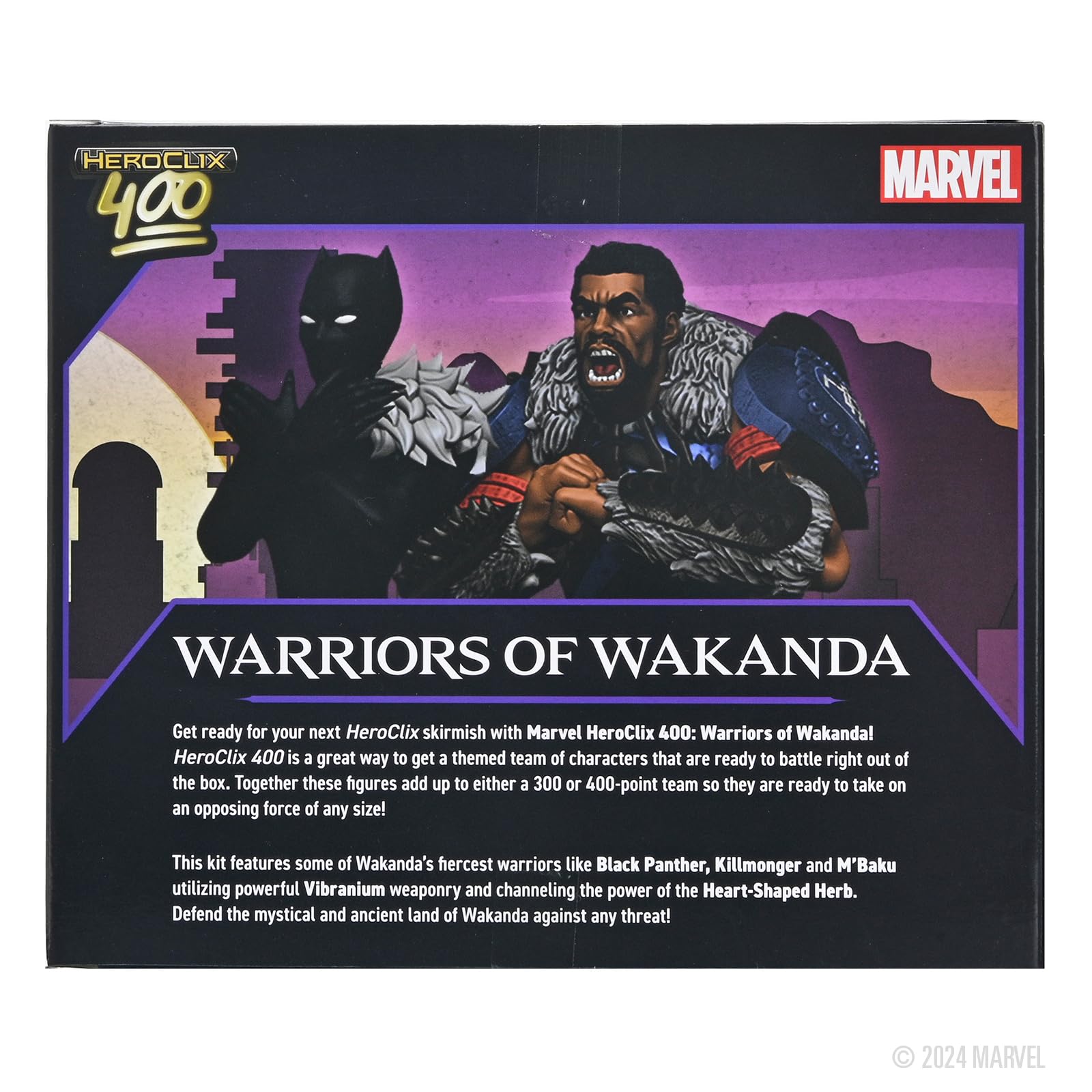 WizKids Marvel HeroClix 400: Warriors of Wakanda Collectible Figures Set | 4 Figures