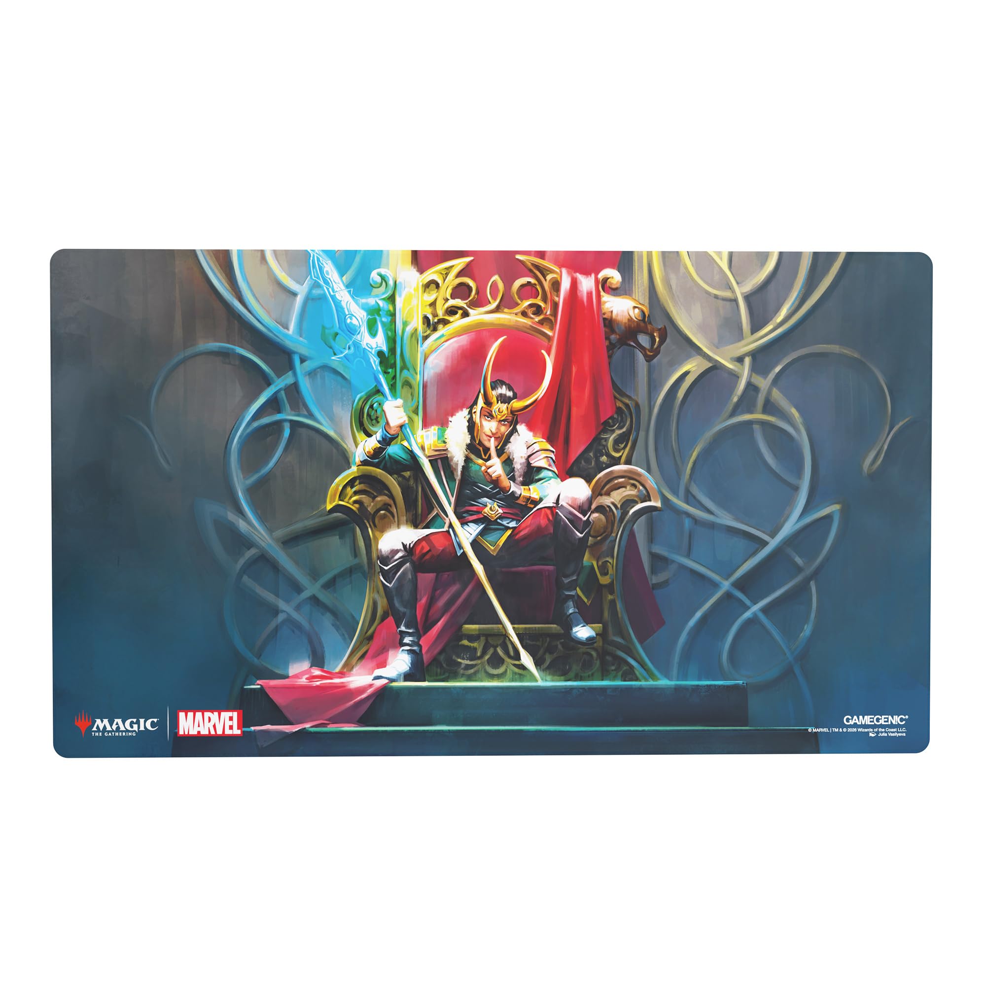 Gamegenic Prime Playmat - Loki | Magic: The Gathering | Official Marvel Design