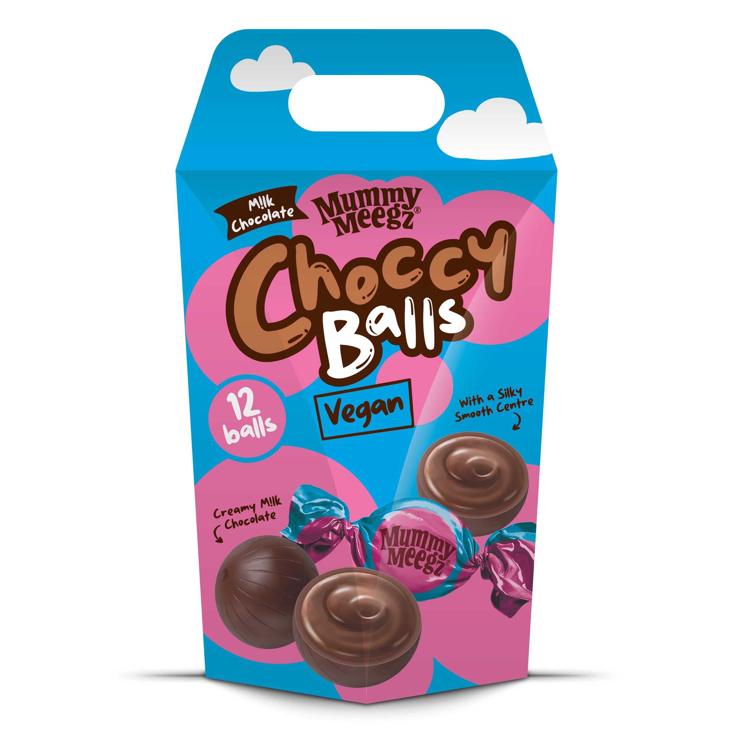 Mummy Meegz Choccy Balls - Vegan Truffles with 41% Cocoa Shell | Multipack 1