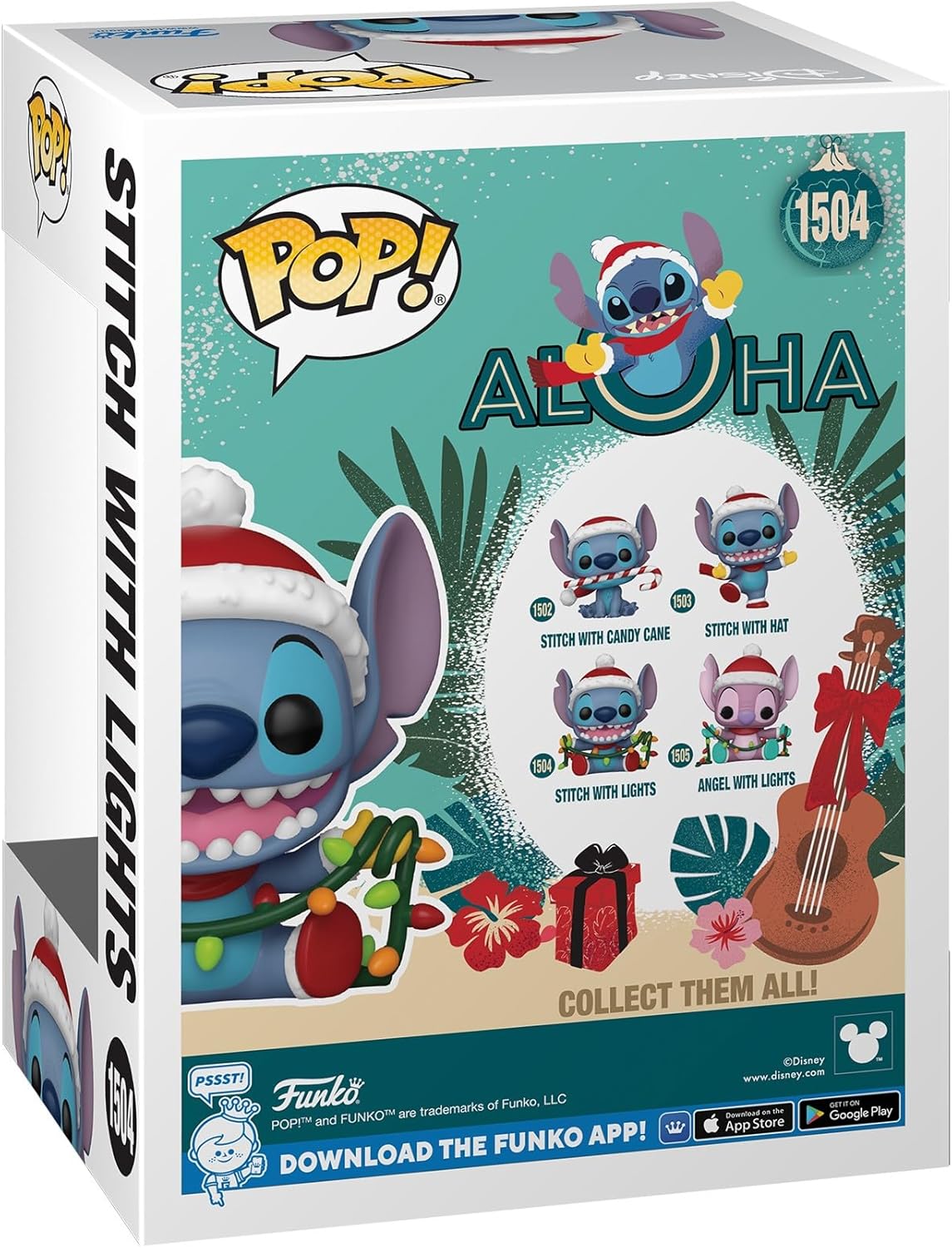 Funko Pop! Disney: Stitch Holiday - Stitch with Lights Vinyl Figure 6