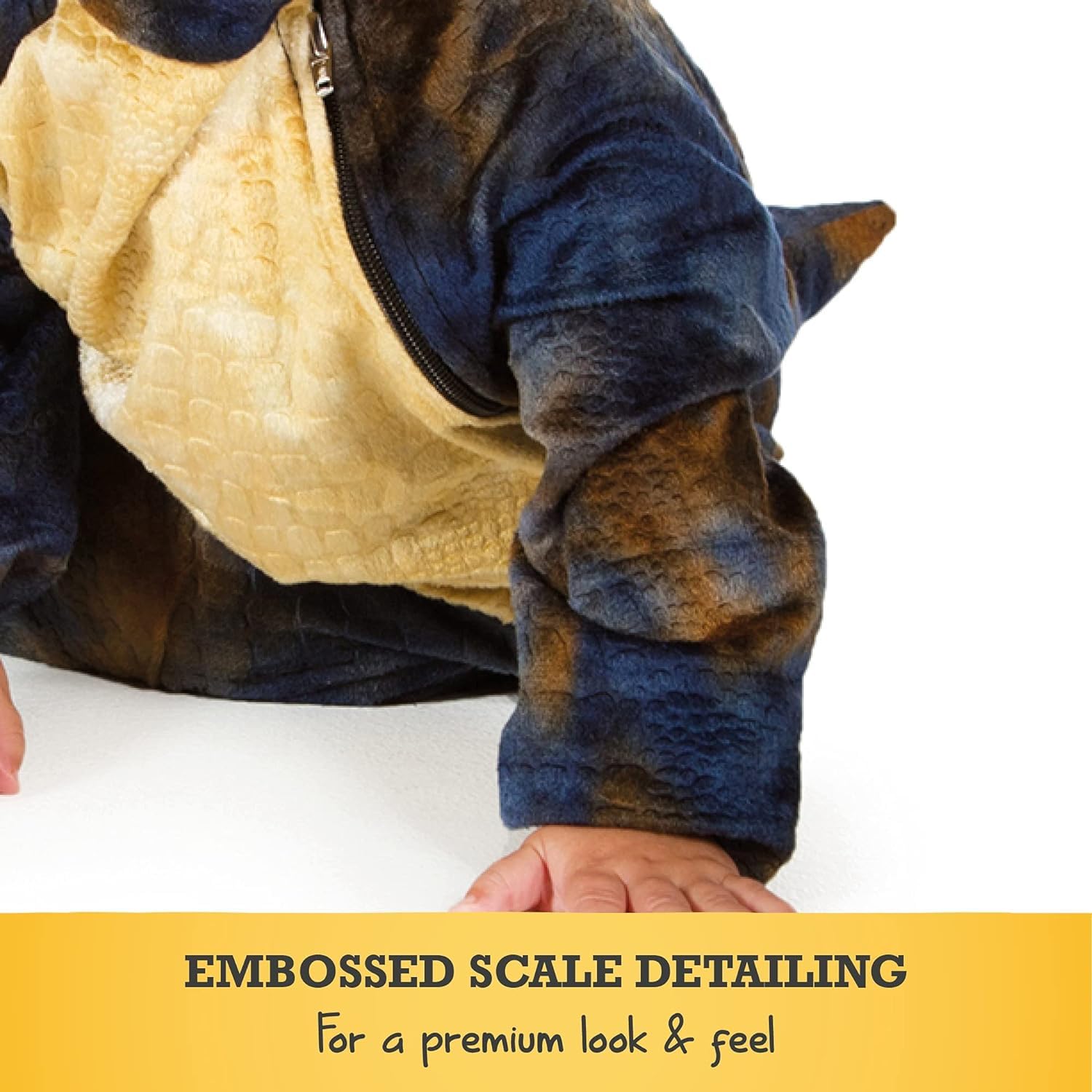 PRETEND TO BEE Baby Triceratops Dinosaur Dress Up Costume - Official Natural History Museum Onesie for Toddlers 12-18 Months 13