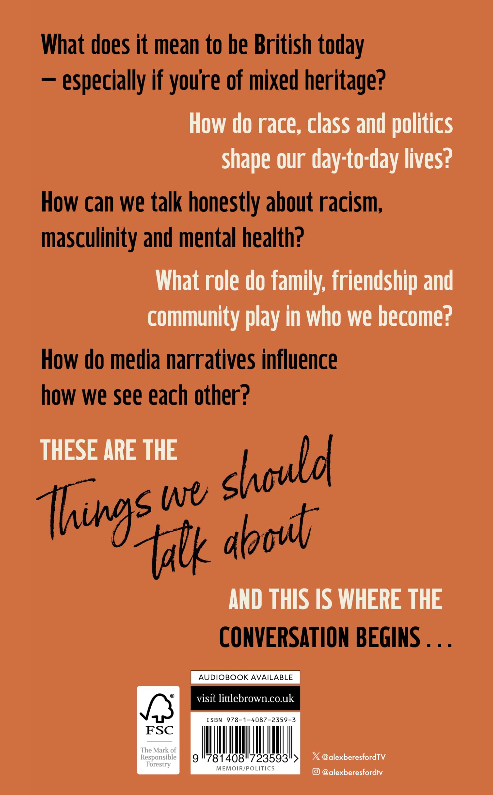 Sphere Things We Should Talk About: Conversations on Identity, Belonging and Being British - Hardcover