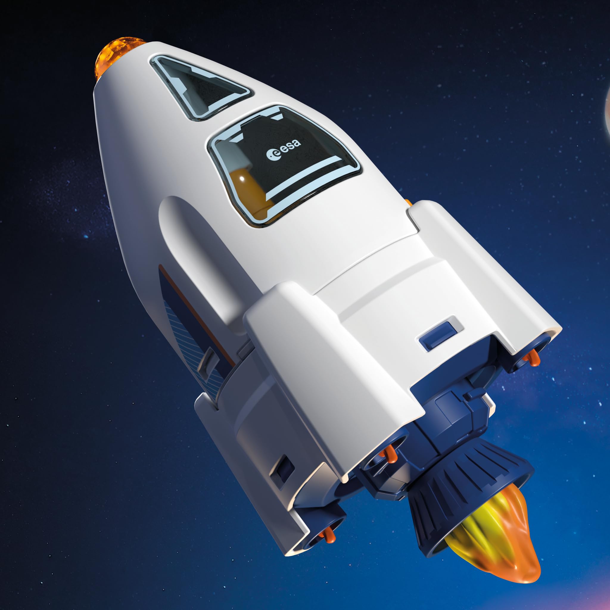 Playmobil Space ESA Mars Research Rocket Playset | Modular Rocket | Ages 4+ | 71 Pieces 5