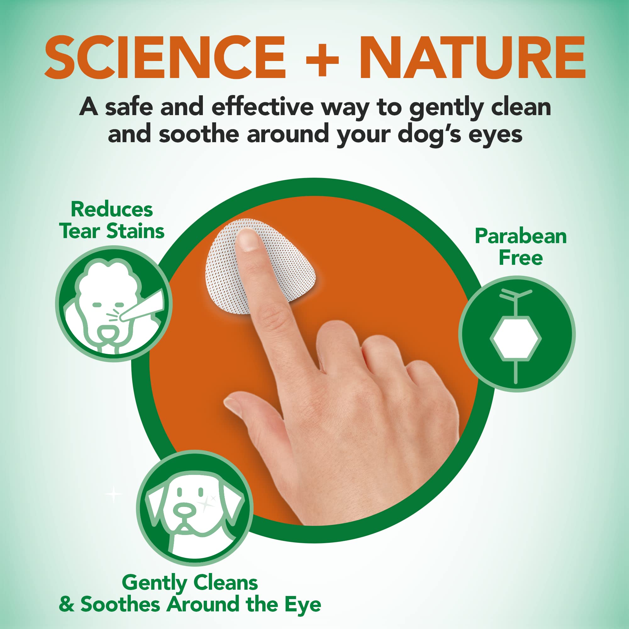 Vet's Best Natural Eye Cleansing Wipes for Dogs - 100 Disposable Wipes for Tear Stains 5