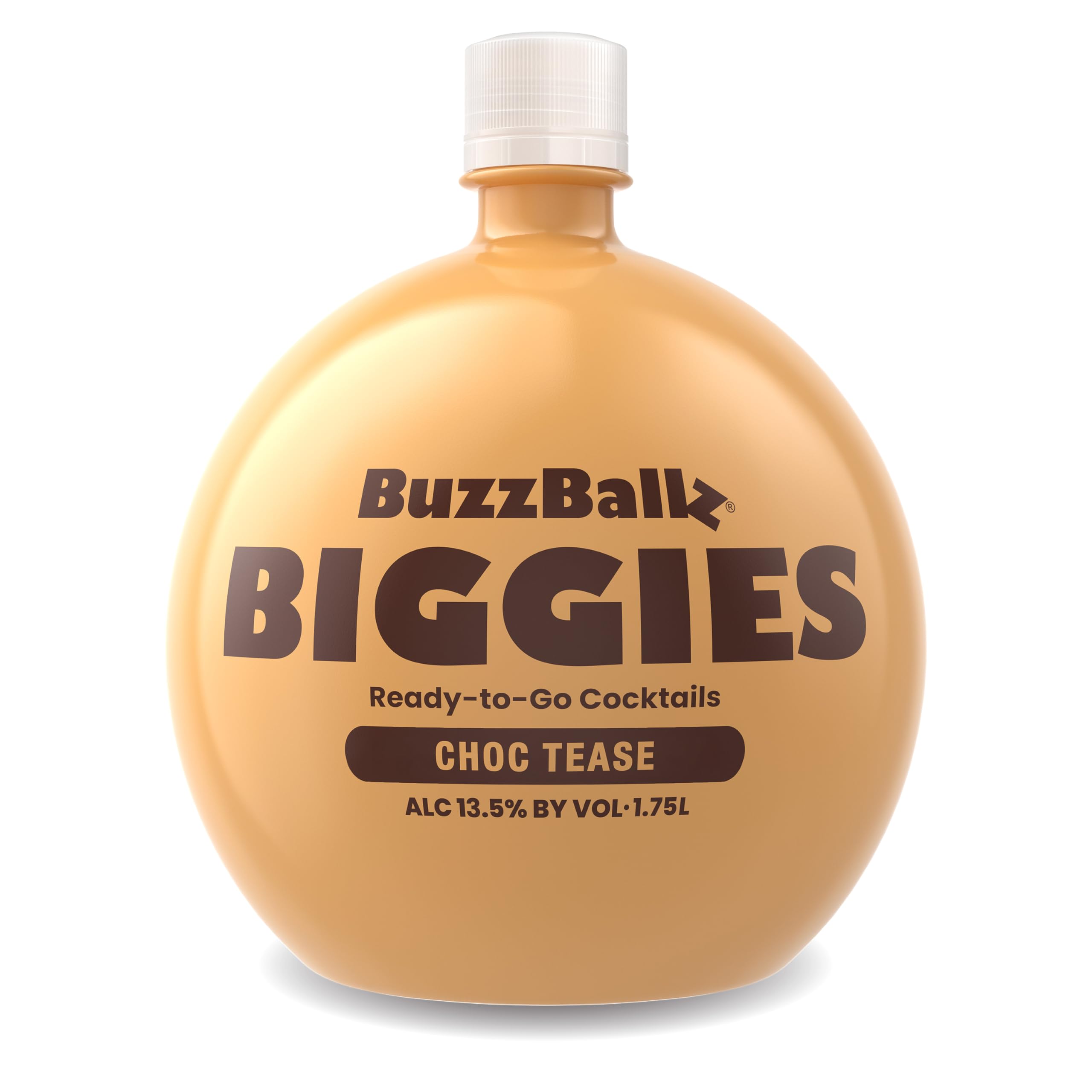 BuzzBallz Cocktails Biggies - Choc Tease Ready to Drink | Cream-Based Vodka Cocktail