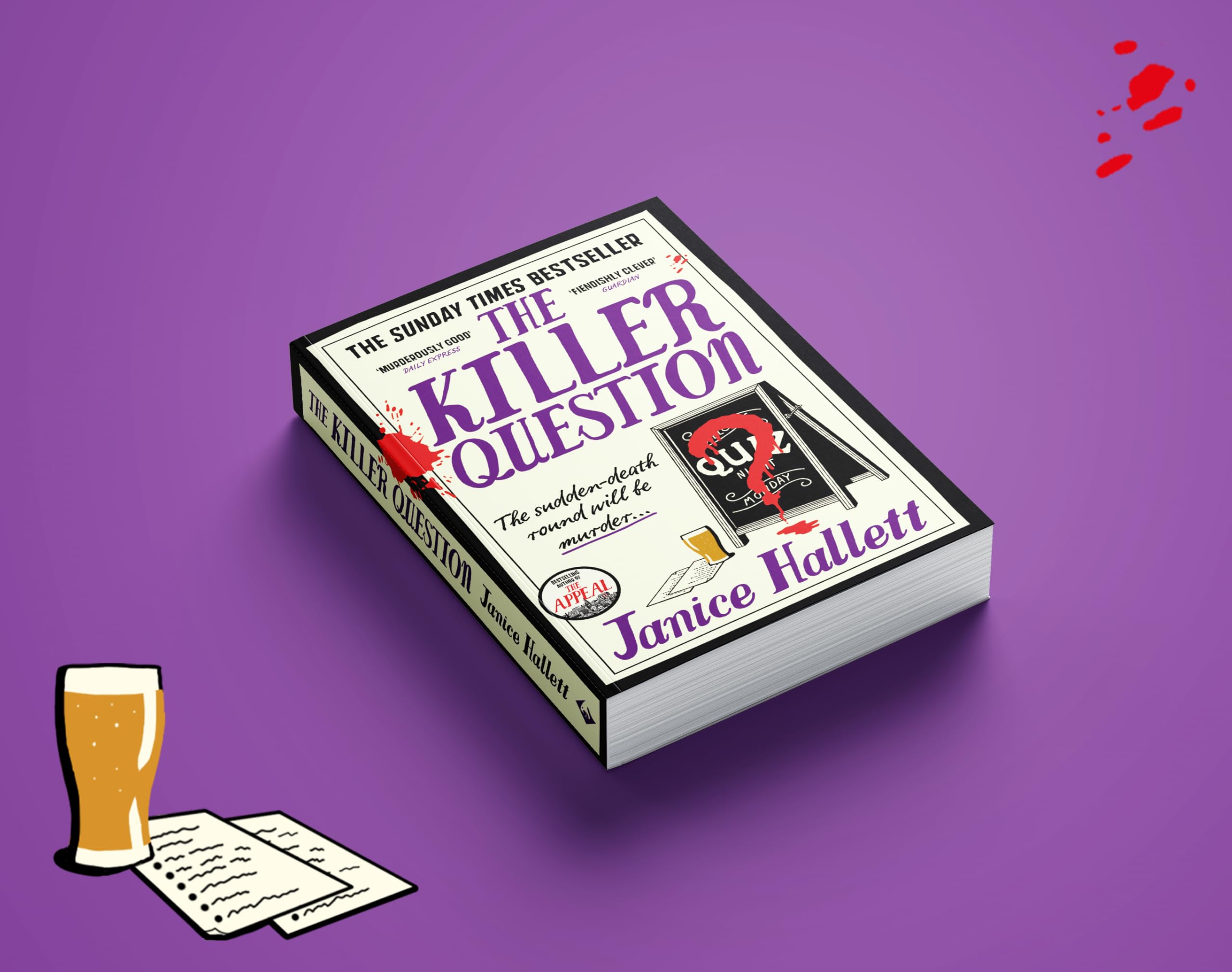 Profile Books The Killer Question by Janice Hallett | Paperback | Mystery Thriller
