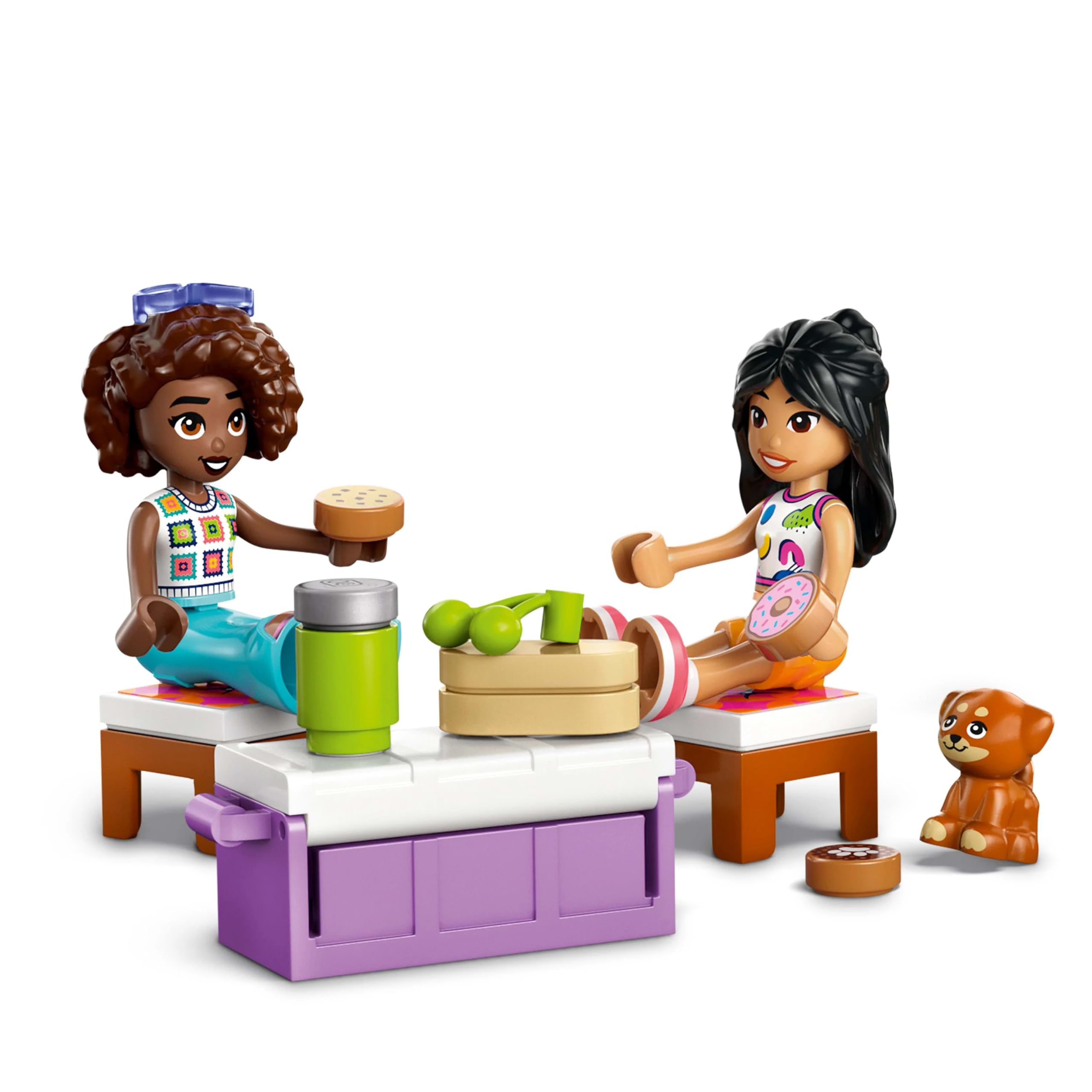 LEGO Friends Friendship Road-Trip Travel Car with Trailer - 2 Mini Dolls, Puppy Figure & 220-Piece Playset for Ages 6+ 3