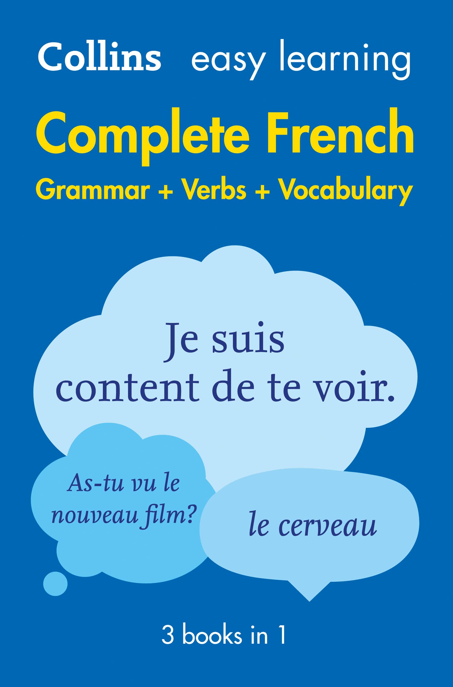 Collins Easy Learning French Complete Grammar, Verbs and Vocabulary - 3 Books in 1 | Paperback | English 1