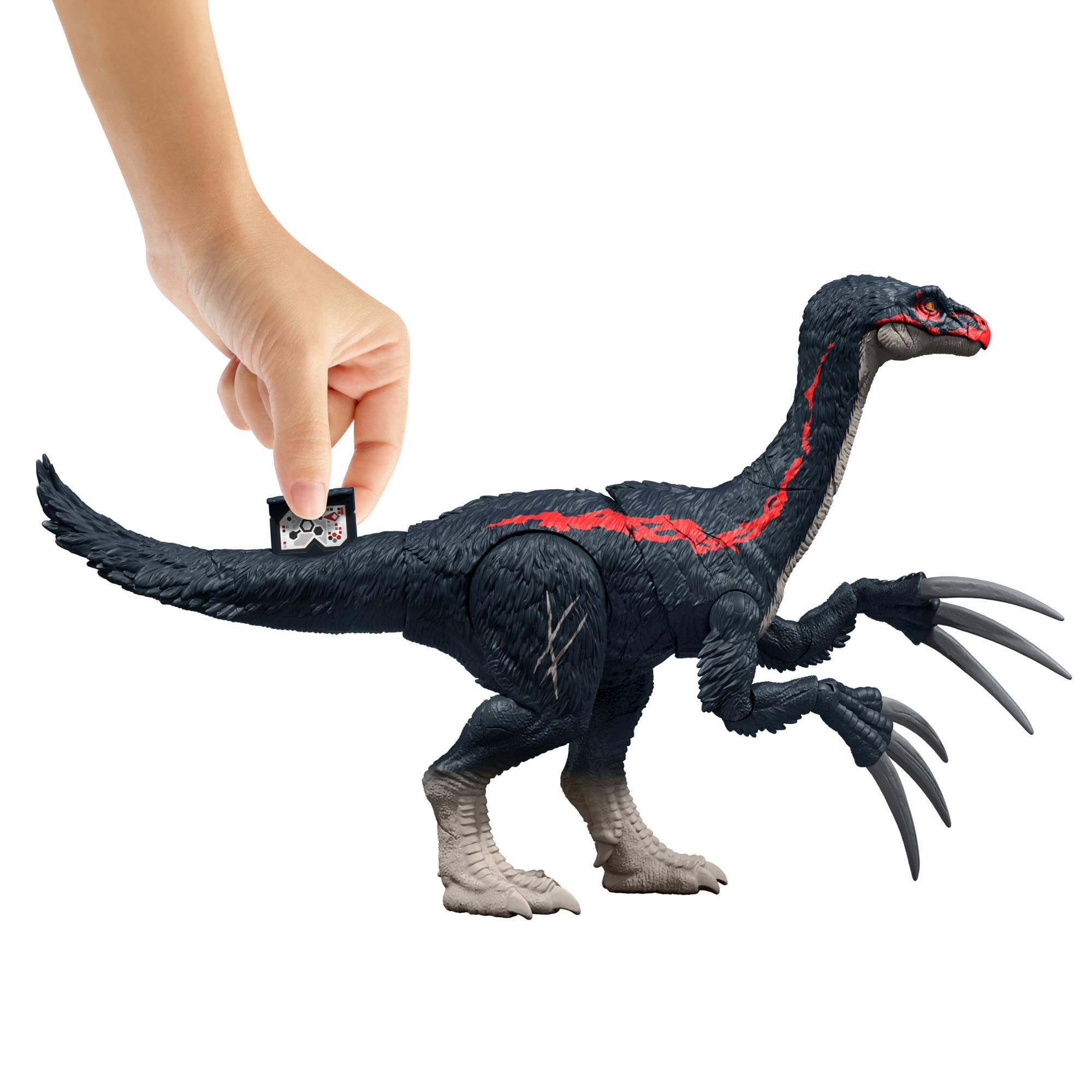 Mattel Jurassic World Chaos Theory Slash N Roar Therizinosaurus Dinosaur Toy | Multicolor | Ages 4+ 4