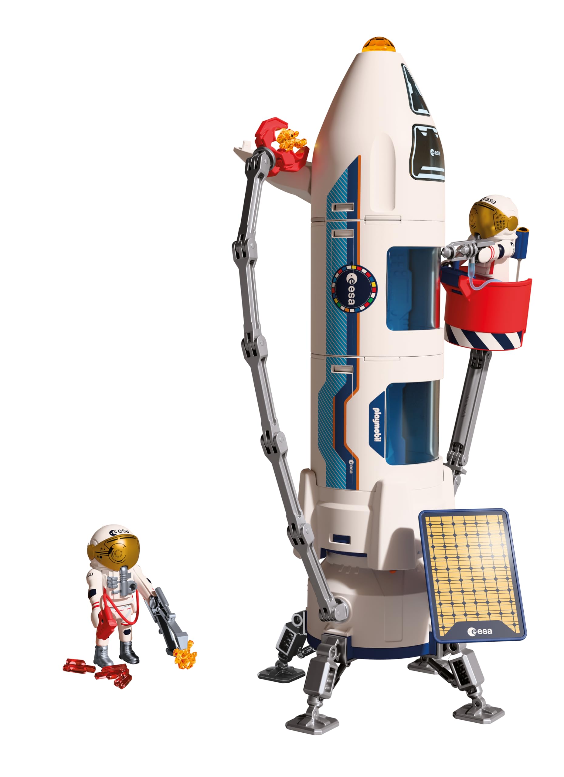 Playmobil Space ESA Mars Research Rocket Playset | Modular Rocket | Ages 4+ | 71 Pieces 2