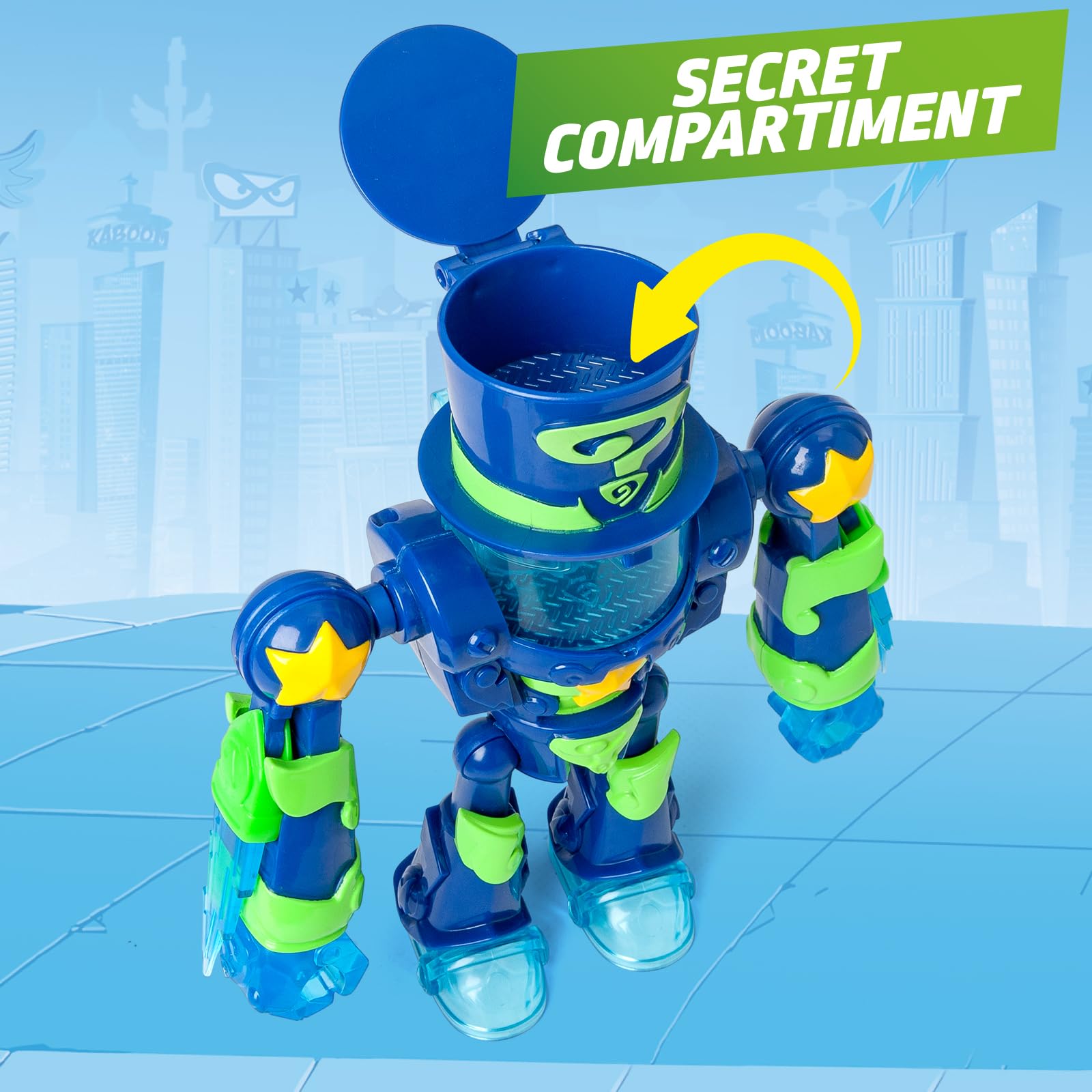 SUPERTHINGS RIVALS OF KABOOM Enigma's Ultra Striker Robot Playset | Exclusive Enigma Figure | Ages 3+ 9