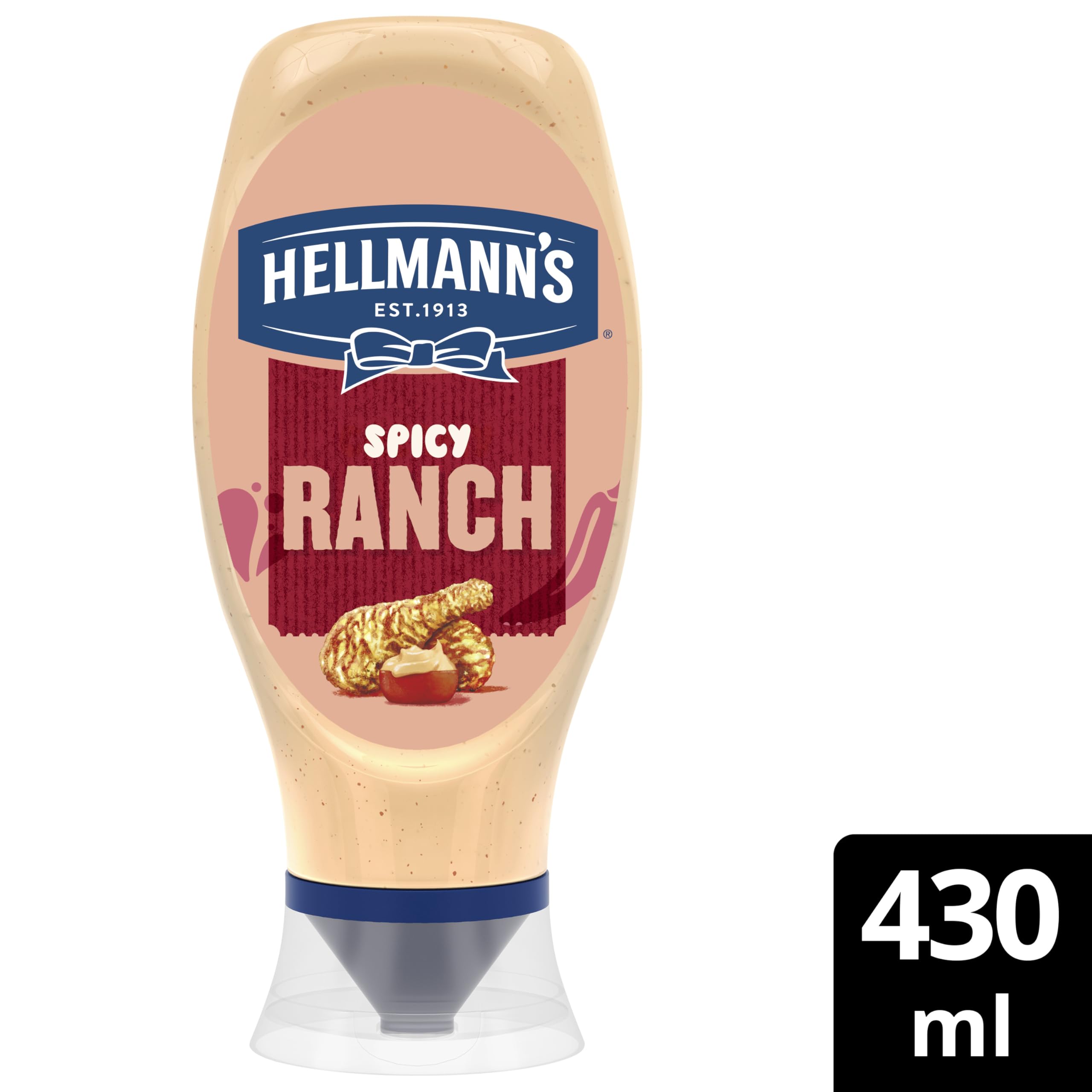 Hellmann's Spicy Ranch Sauce with Buttermilk & Chillies | 430 ml Bottle 2