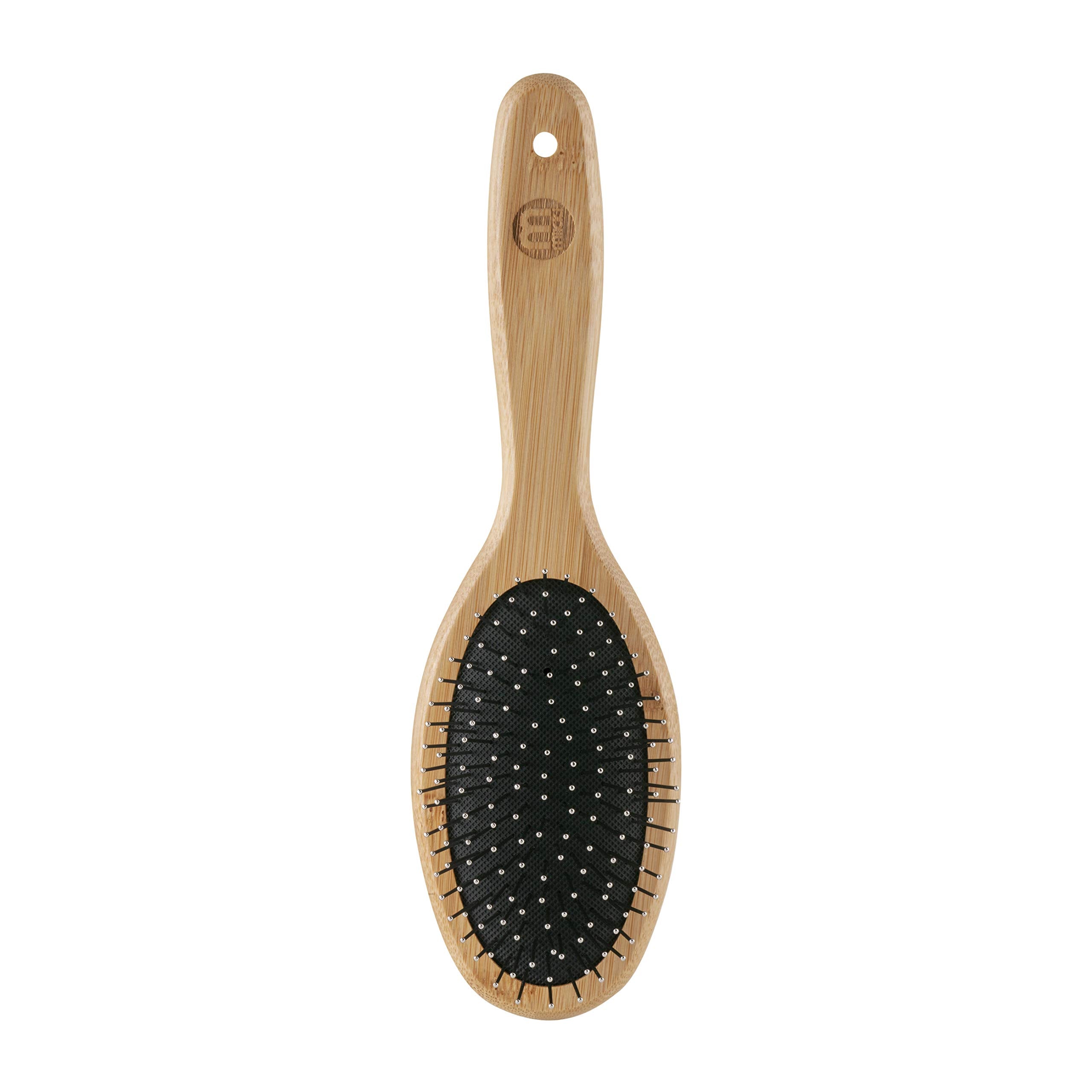 Mikki Bamboo Ball Pin Brush - Eco-Friendly Grooming for Medium to Thick Coats | Large