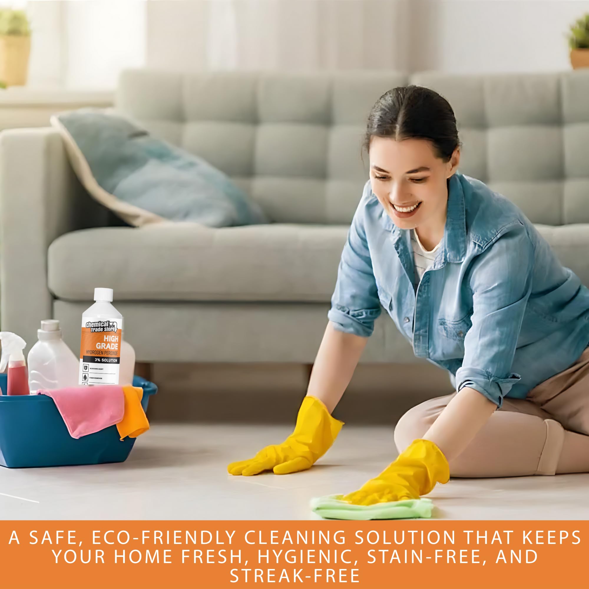 Chemical Trade Store Hydrogen Peroxide Solution 3% - Multi-Purpose Cleaner | 500 ml Liquid 5
