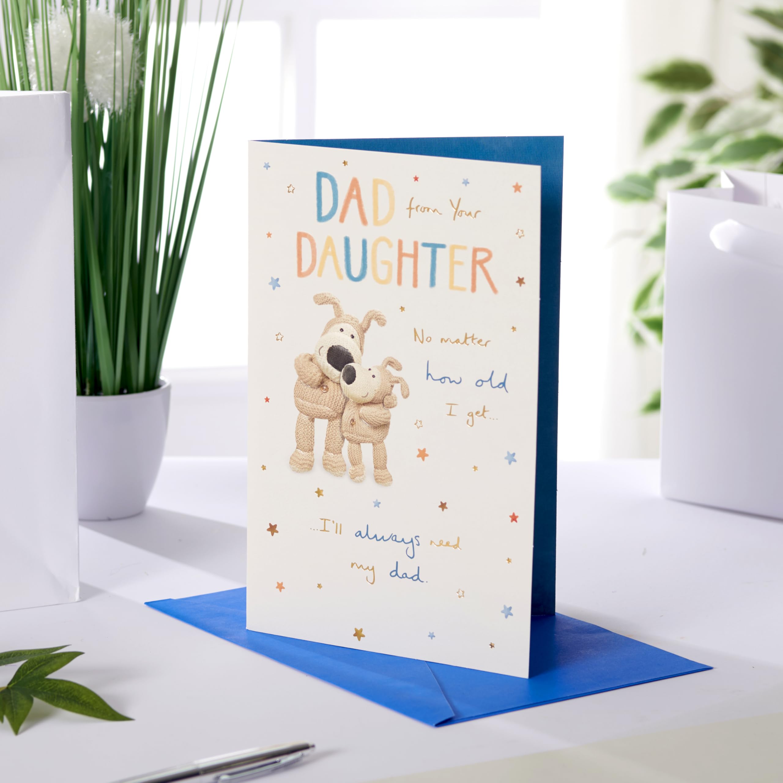 Boofle Father's Day Card for Dad/Grandad from Daughter | FSC Certified | 14.9 x 22.9 cm 3