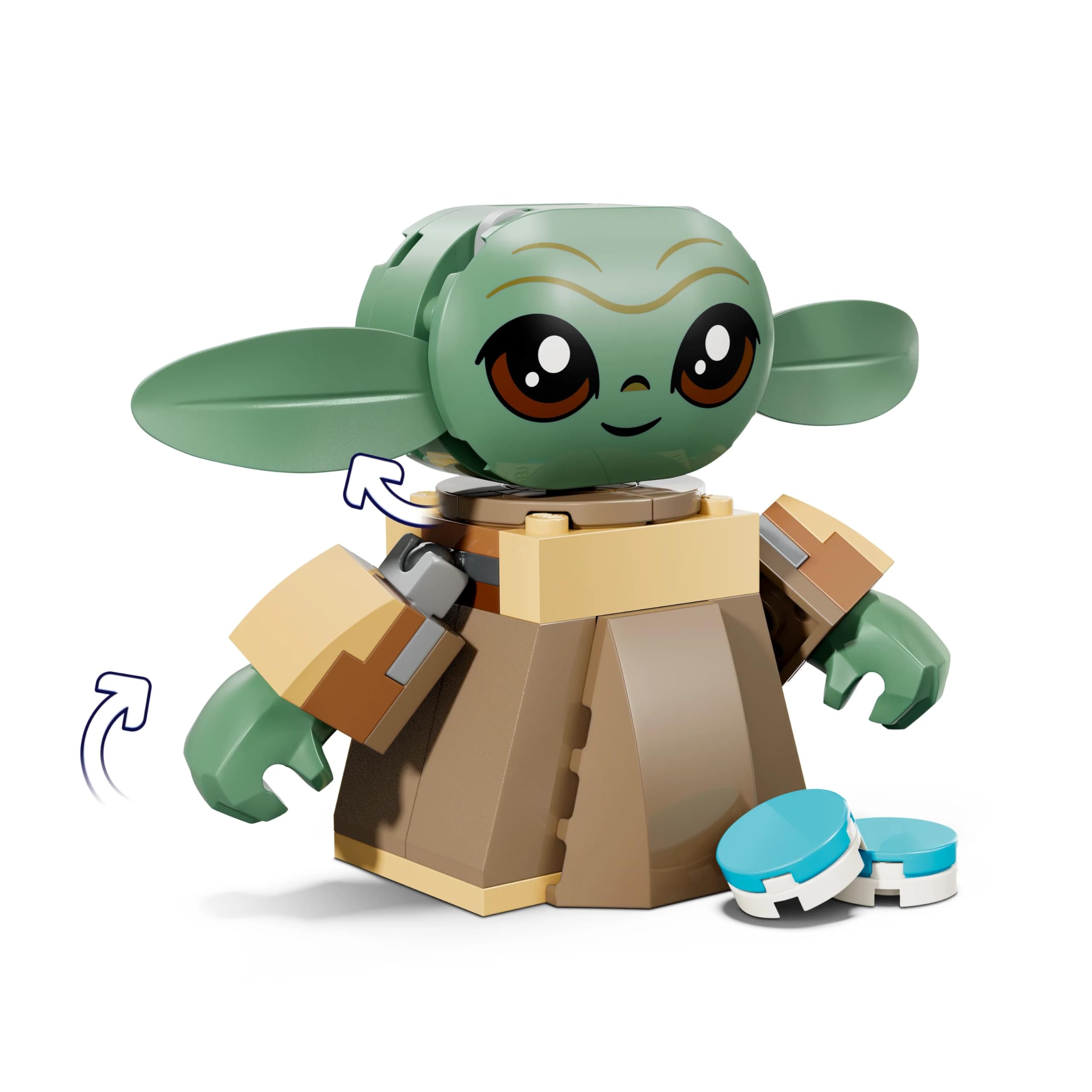 LEGO Star Wars Grogu's Homestead Building Set 75443 for Ages 4+ | Includes Posable Grogu Figure 4
