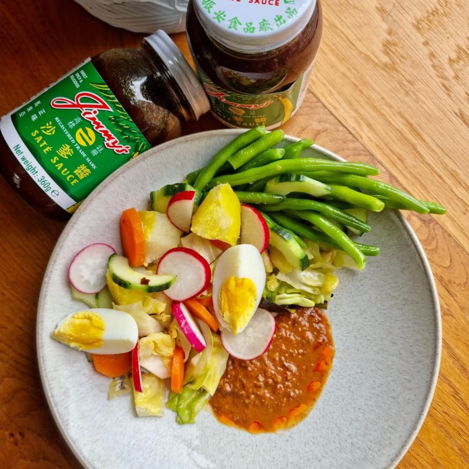 Jimmy's Saté Sauce 226g - Peanut Sauce with Oriental Herbs & Spices 3